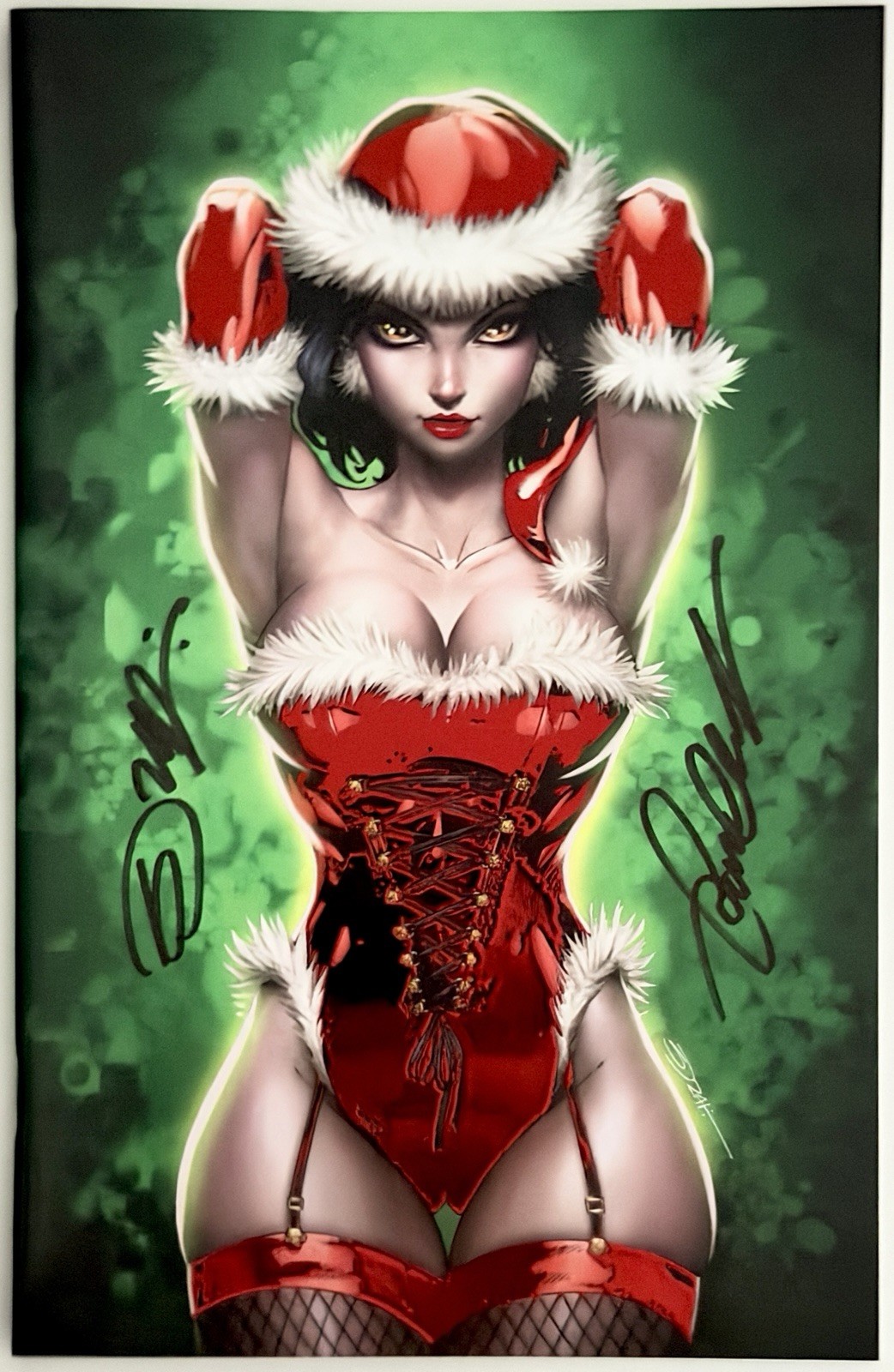 Fangers #1 - Virgin Foil Signed 2x by Sorah Sungh + Garrett Gunn w/COA - Bad Bug