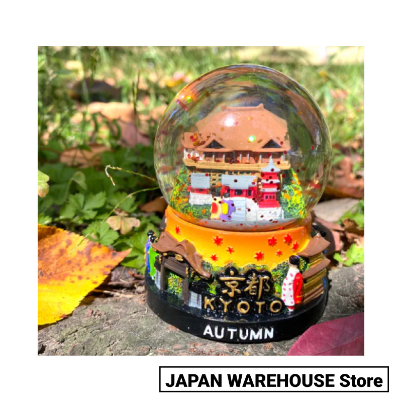 Snow globe Kyoto (Autumn) Figurine Interior Souvenir gift Japan New