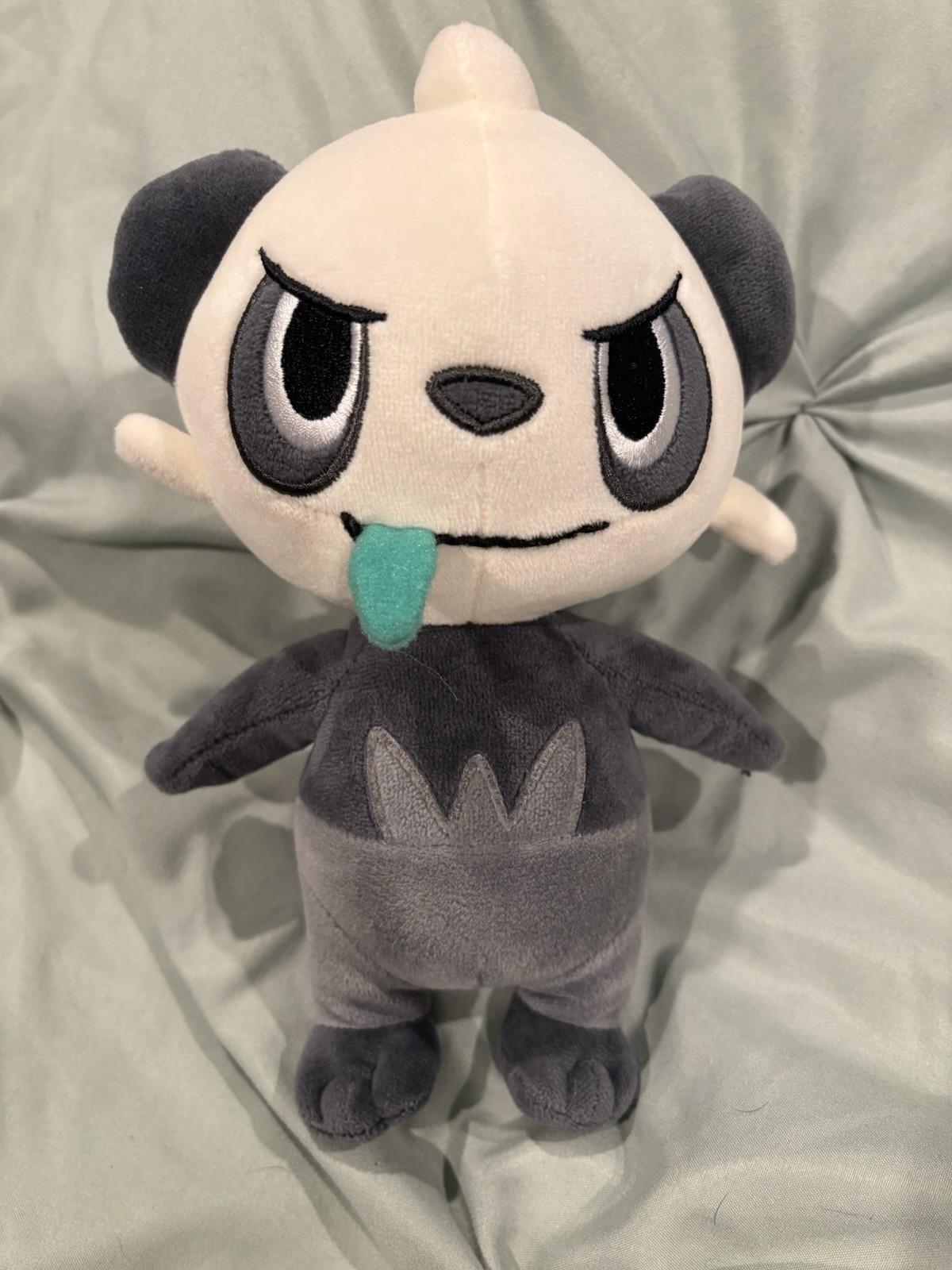 Pokemon PANCHAM 8” Plush Licensed Authentic Nintendo, Excellent Condition Panda