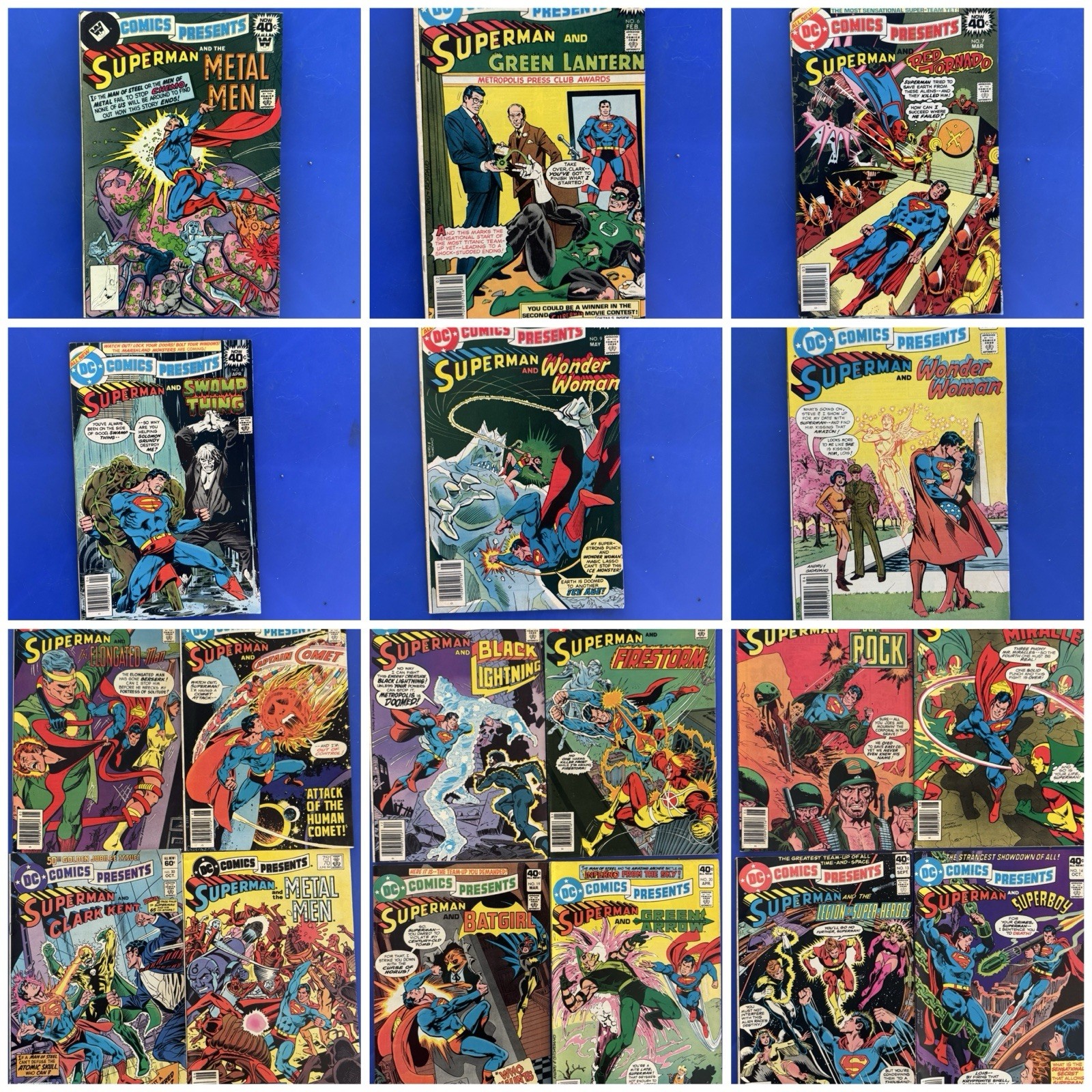DC Comics Presents x18 Lot 4 6 7 8 9 10 12 13 14 16 17 19 20 21 22 32 50 70 1978