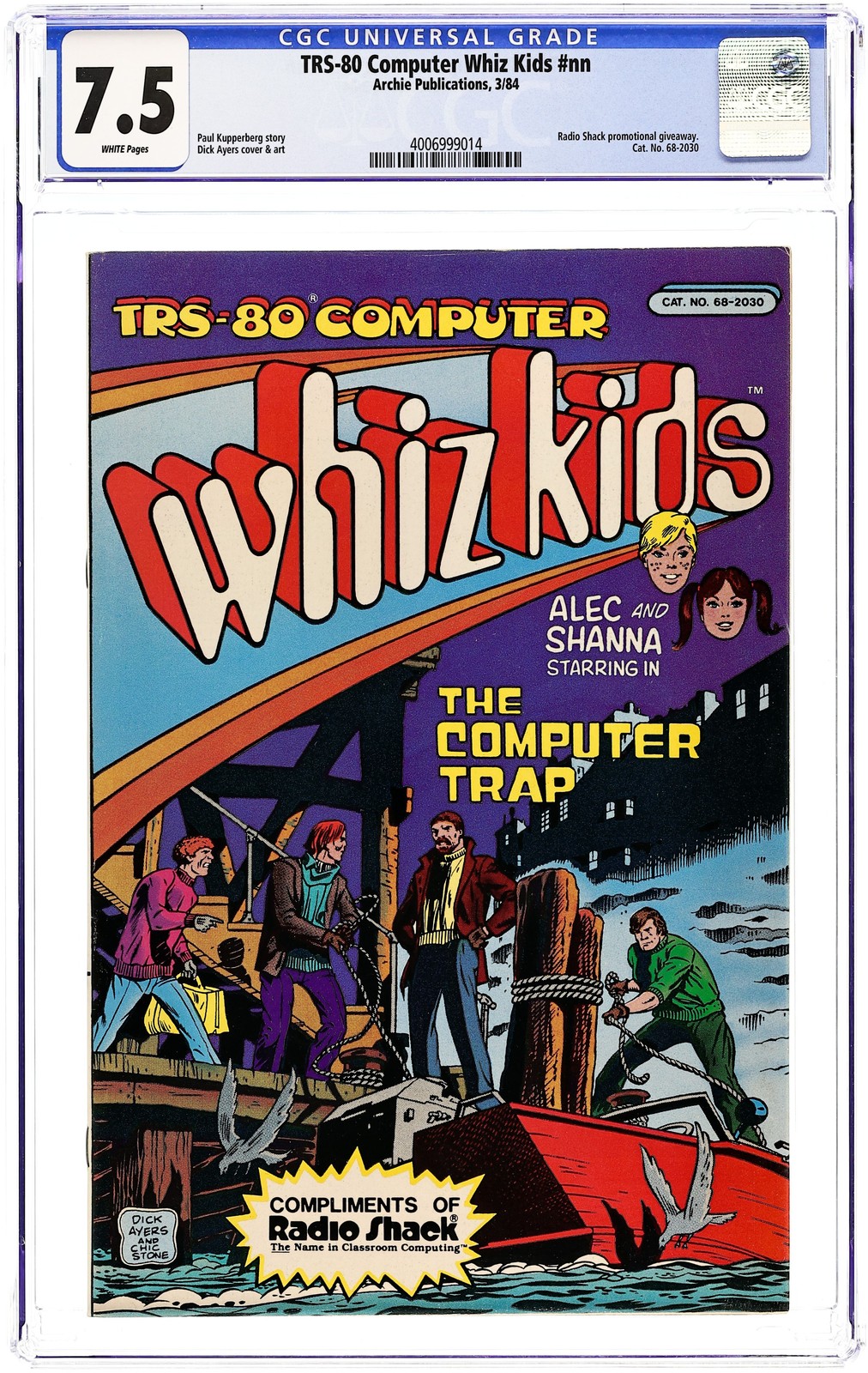 Whiz Kids Radio Shack Giveaway #4A CGC 7.5 1984 4006999014