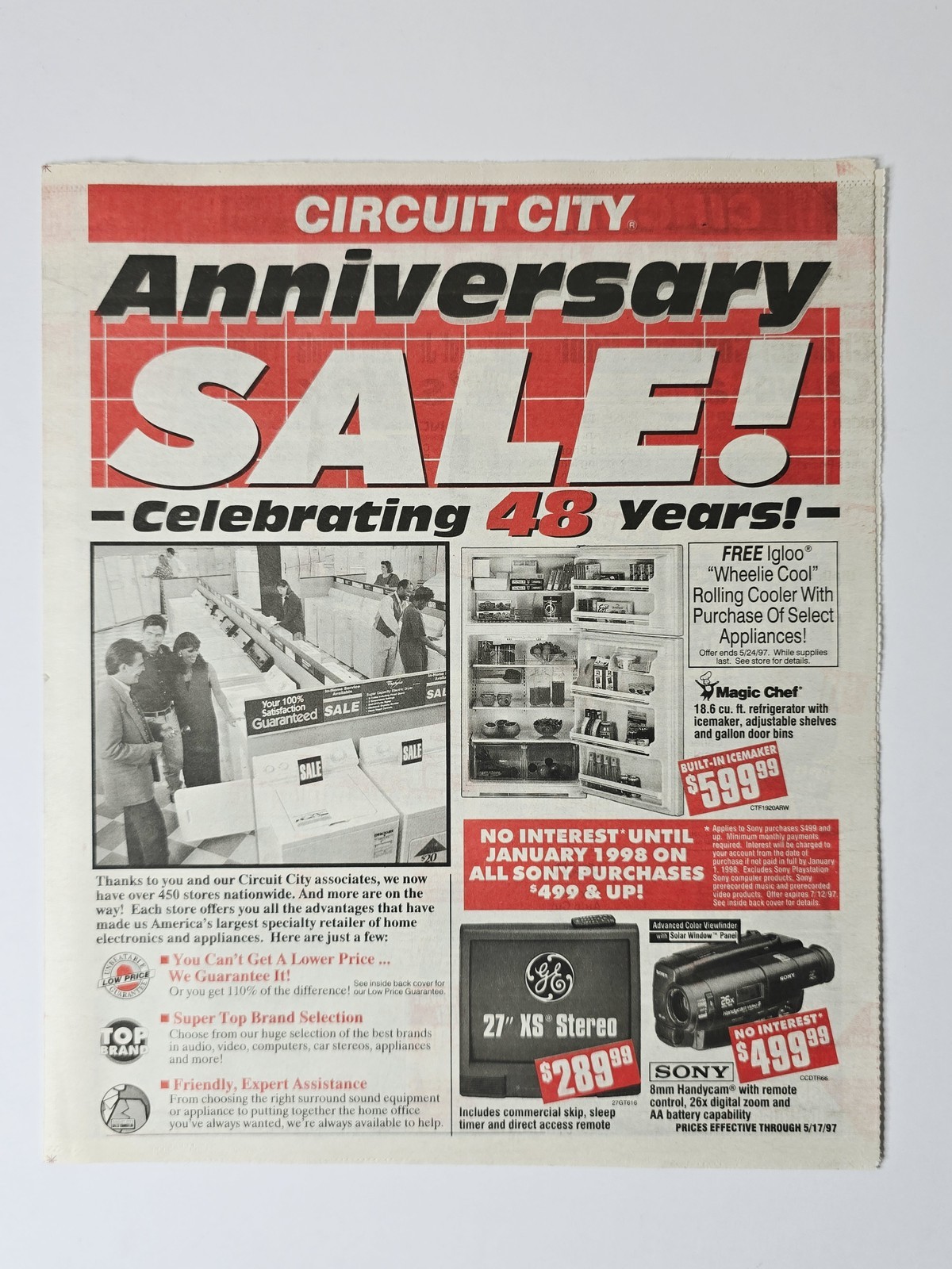 Circuit City May 1997 Jet Moto PowerSlave Formula 1 PS1 12 Page Circular Sony