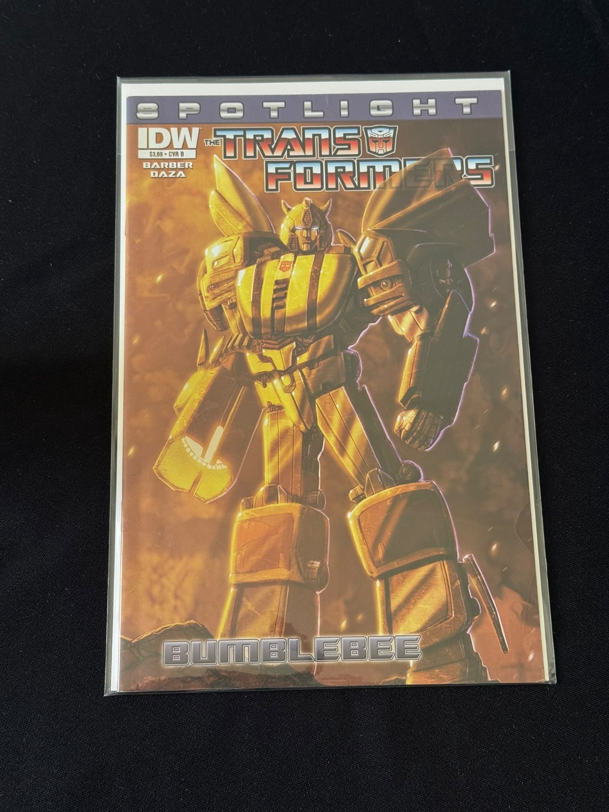 TRANSFORMERS SPOTLIGHT #29 BUMBLEBEE COVER B 2013 IDW COMICS BARBER DAZANM