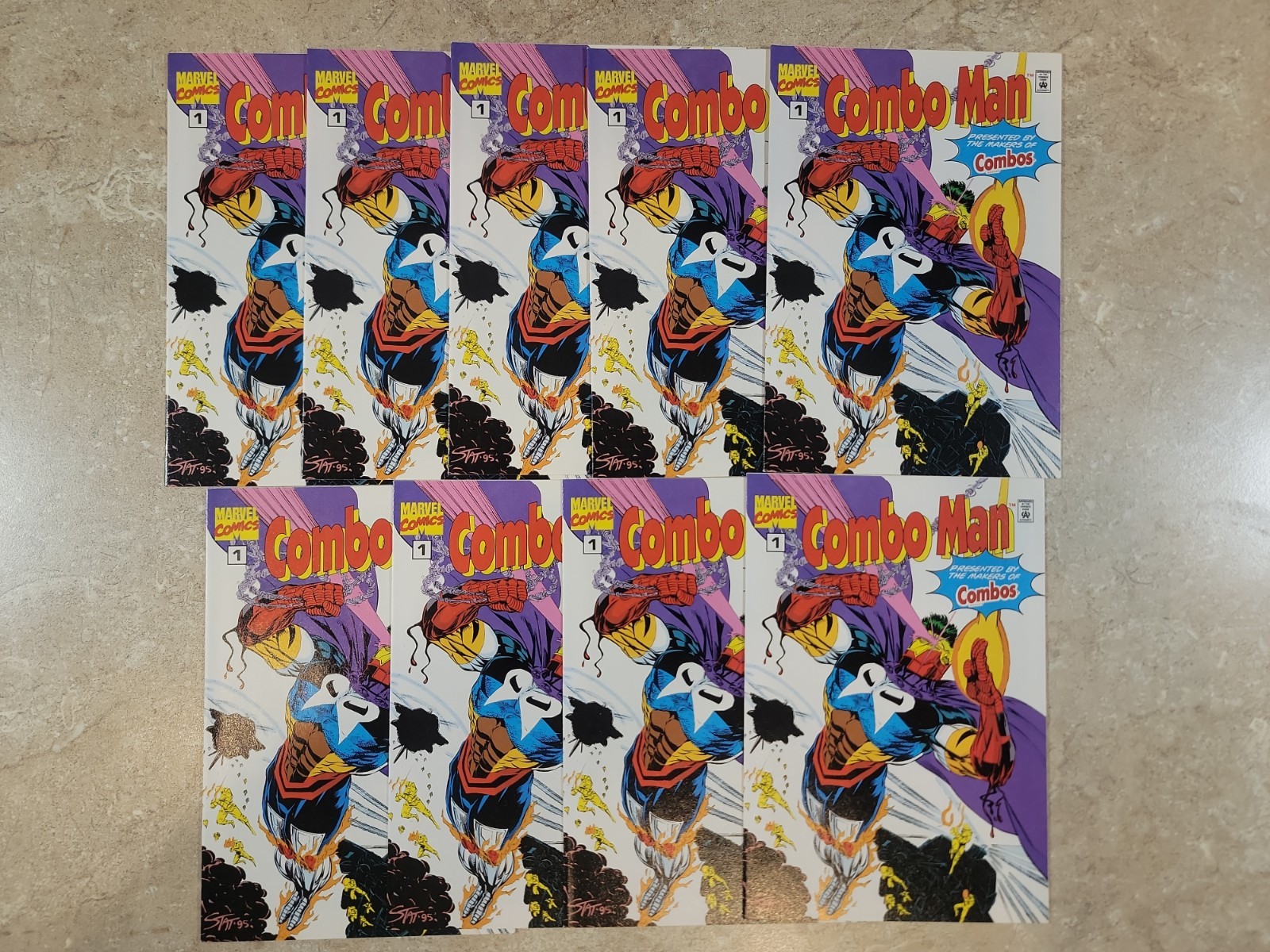 VERY RARE 1996 COMBO MAN #1 PROMOTIONAL GIVEAWAY MINI COMIC - COMBOS SNACKS  NM