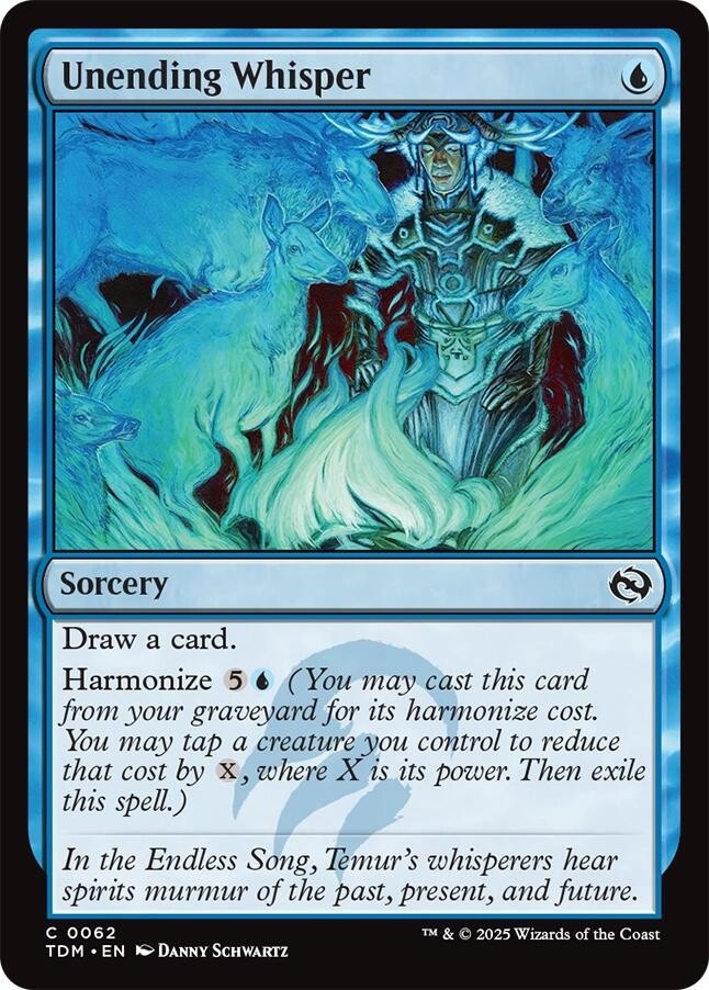 Unending Whisper [Tarkir: Dragonstorm] Near Mint MTG