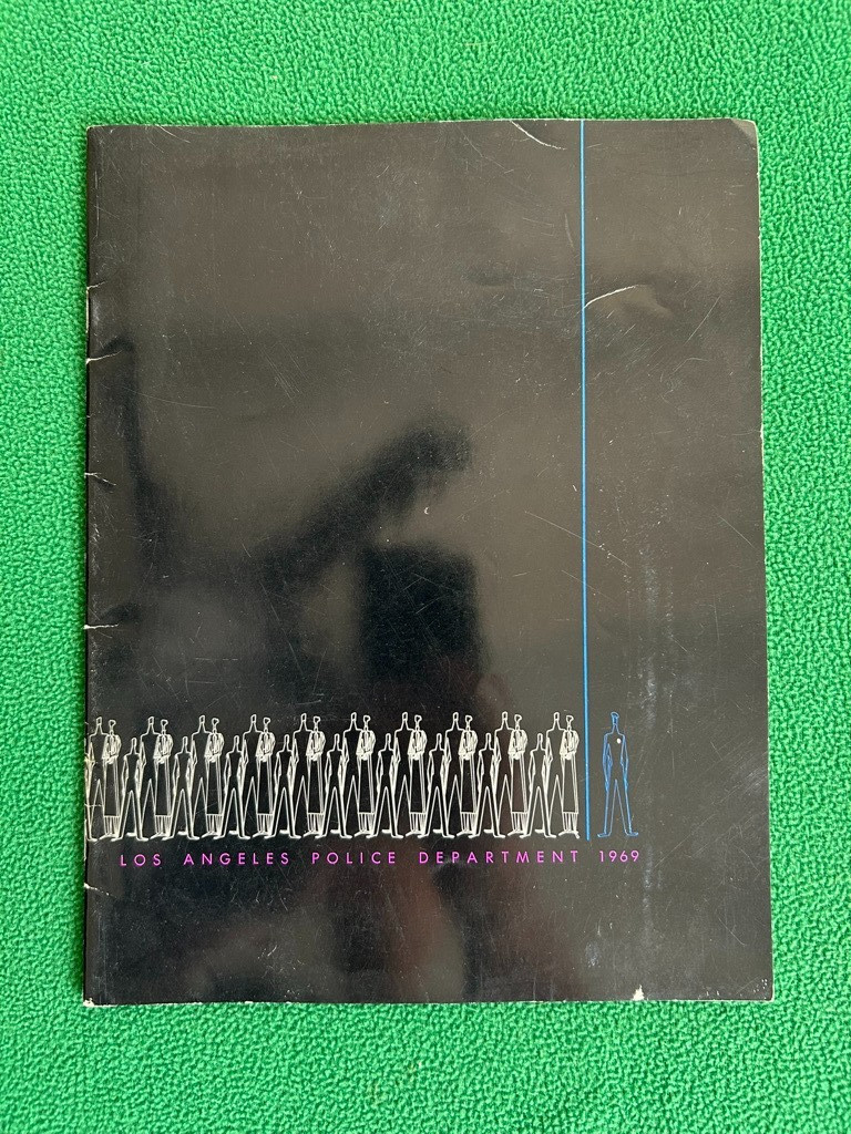 LAPD Los Angeles Police Department 1969 Annual Report RARE