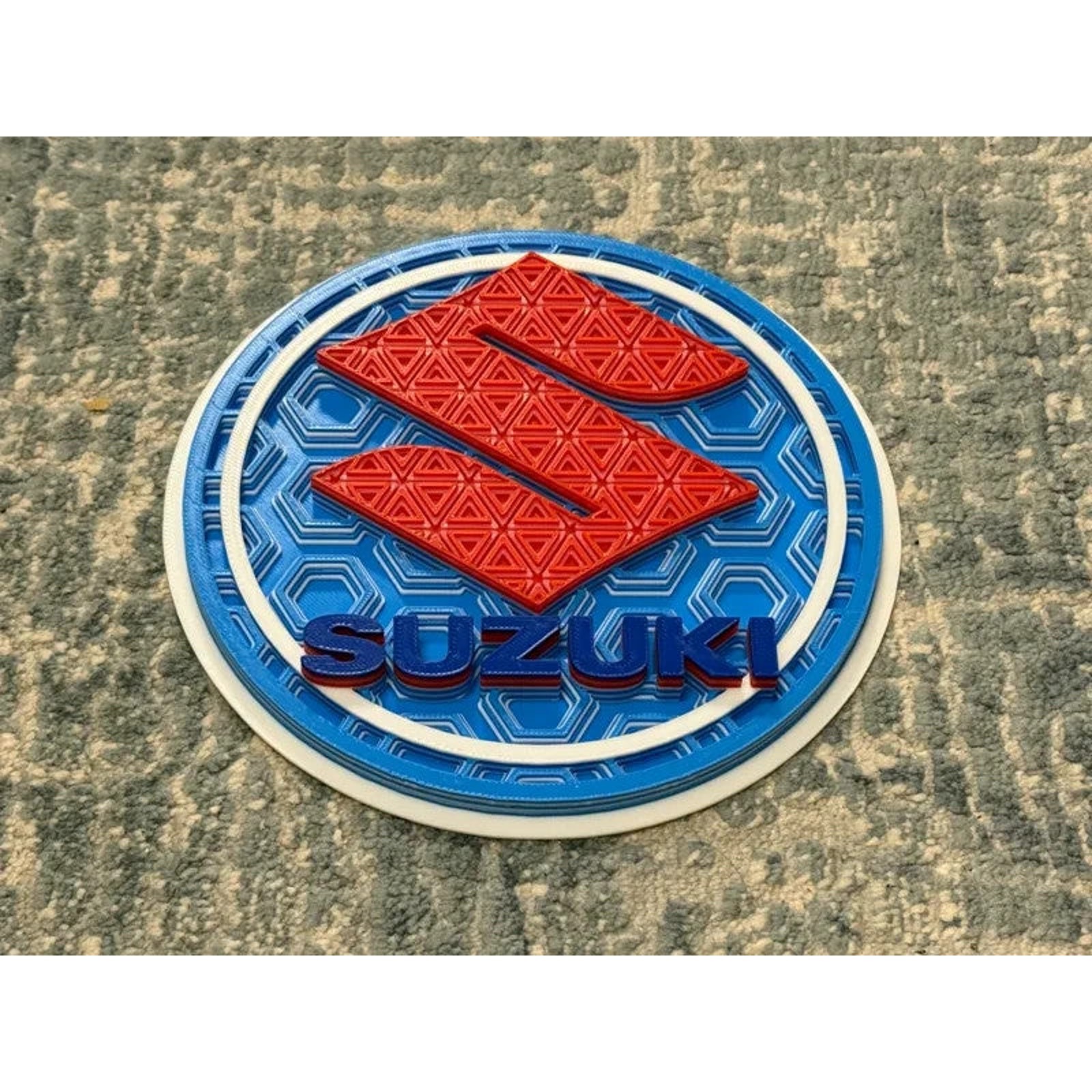 Suzuki Wall Art Or Display 3D printed Dimensional Mosaic
