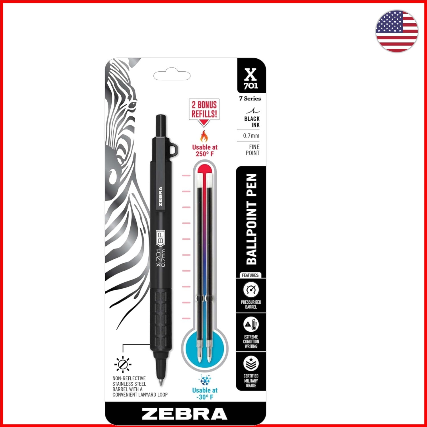 Portable X-701 Tactical Pen: Ultimate Writing Tool for Outdoor Professionals