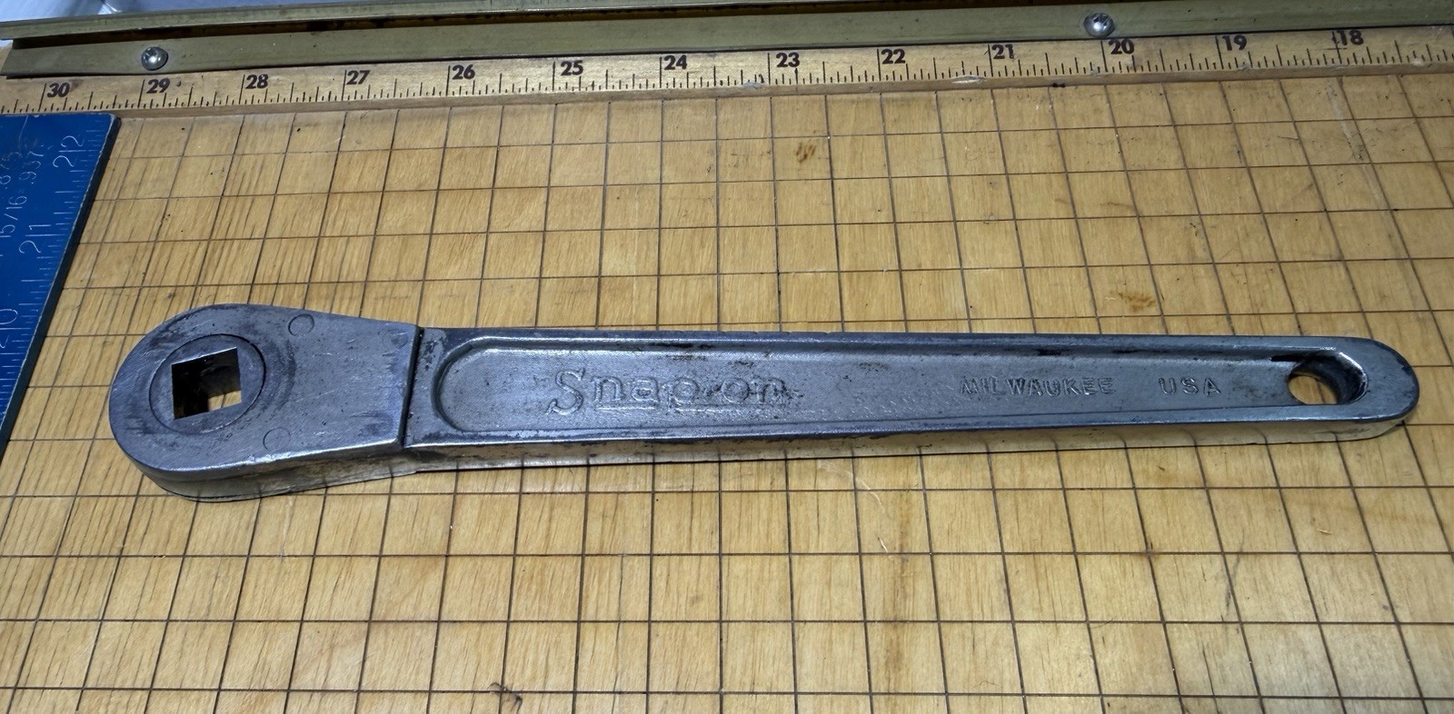 Vintage 1928 Snap-on No. 7 Ratchet Wrench 1/2\