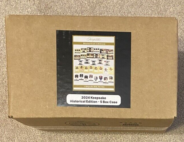 2024 Keepsake Historical Edition Factory Sealed 5 Box Case