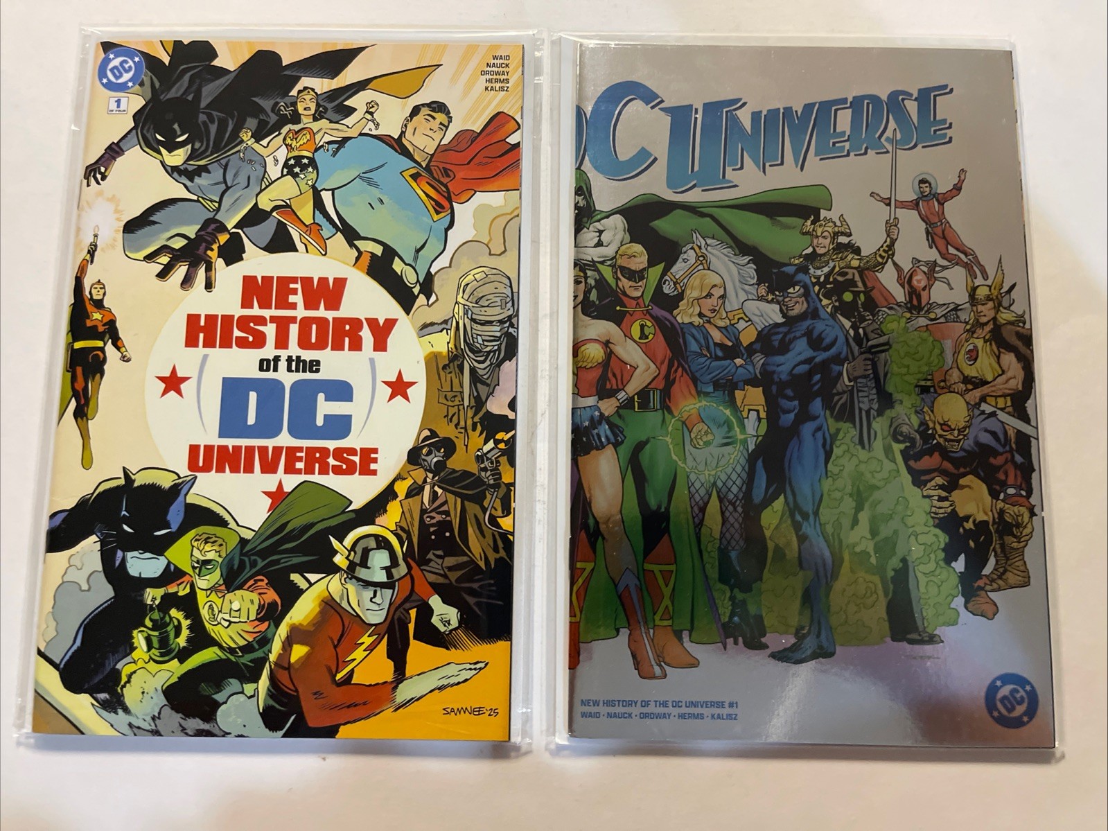 New History Of The DC Universe #1 A Cover + Sook Foil Variant NM Unreal