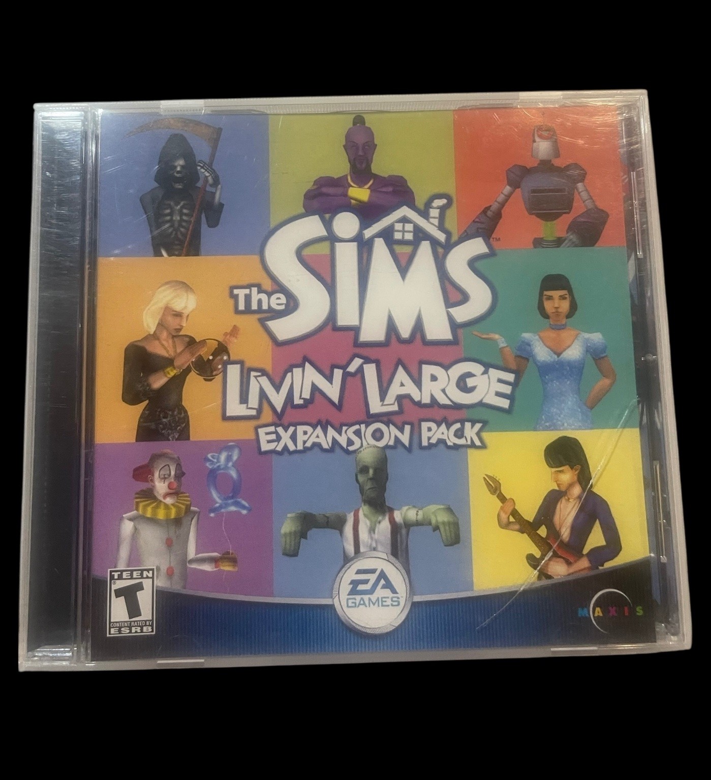 EA Games The Sims Livin' Large Expansion Pack PC CD-ROM Jewel Case Maxis