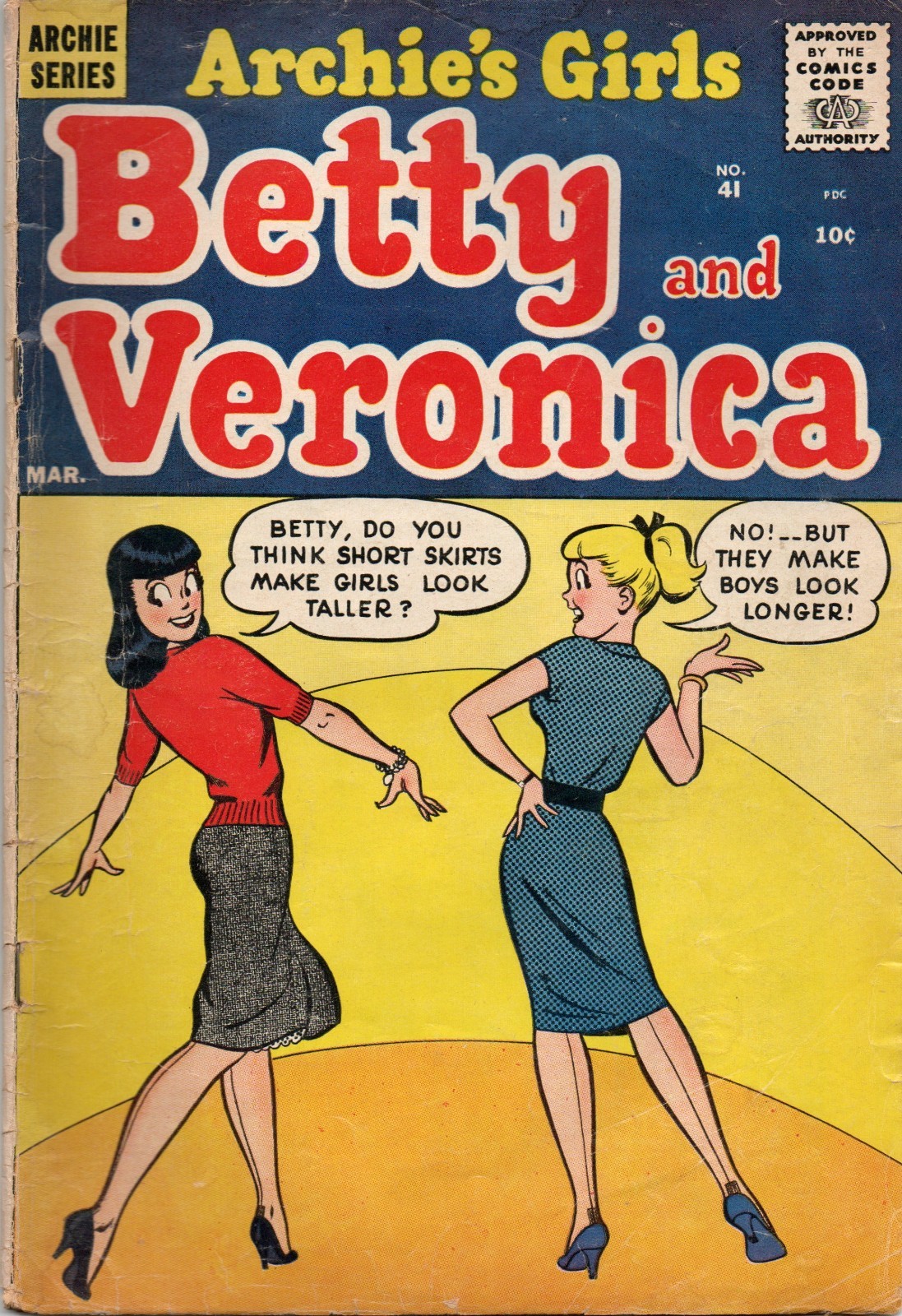 Betty and Veronica #41-Archie Comics- INNUENDO-Very Good +Original owner