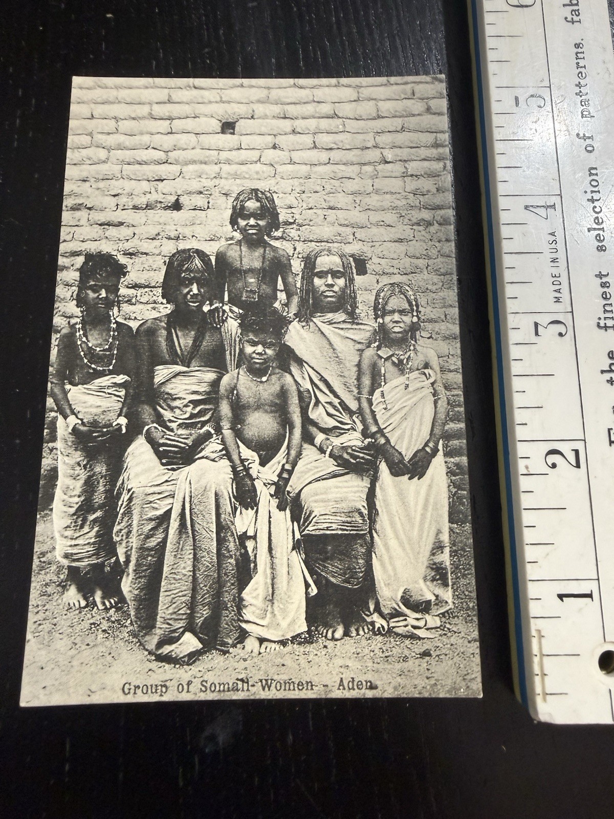 Somali Girls RPPC Photo Postcard African American Children Women Old Vintage