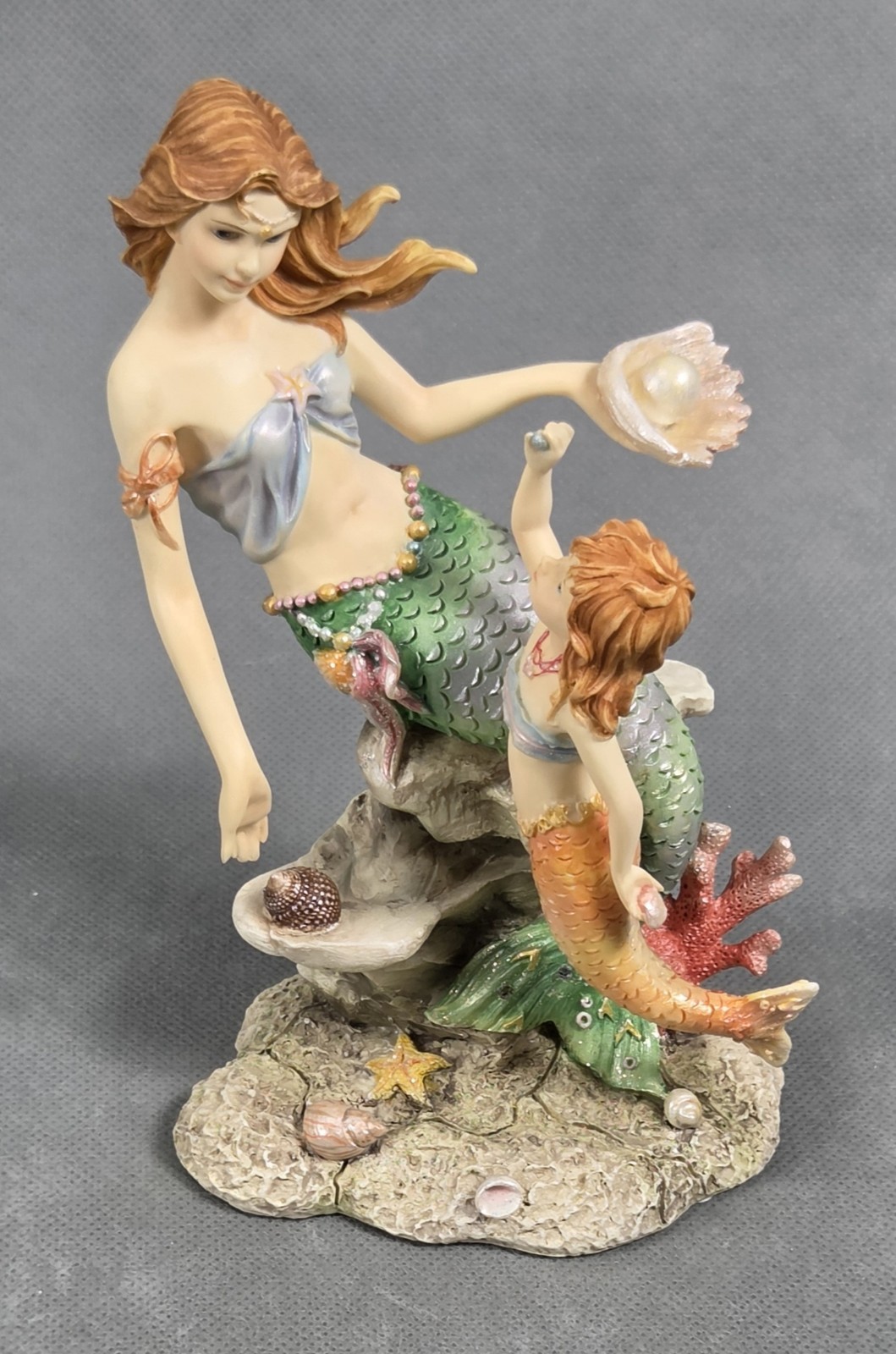 2004 SYRENS OF THE SEA Resin KYMBERLEY AND KELLY Siren MERMAID FIGURINE #SS618