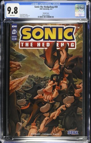 Sonic the Hedgehog #59 2023 IDW Publishing CGC 9.8 Shadow the Hedgehog variant