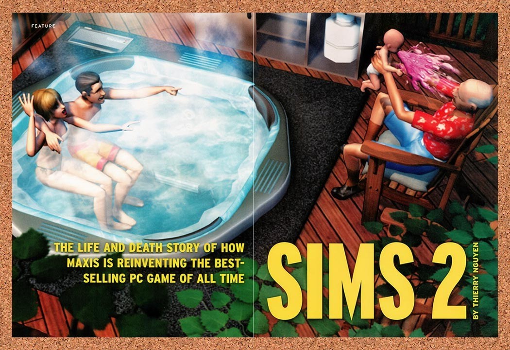 2003 Sims 2 PC Original Advertisement / Retro Promo vr3