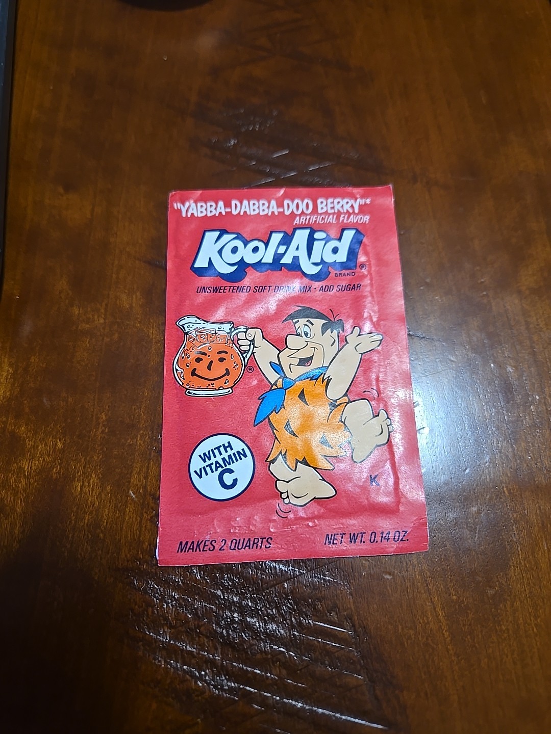 1988 Yabba Dabba  Doo Berry Kool-Aid Unopened Packet