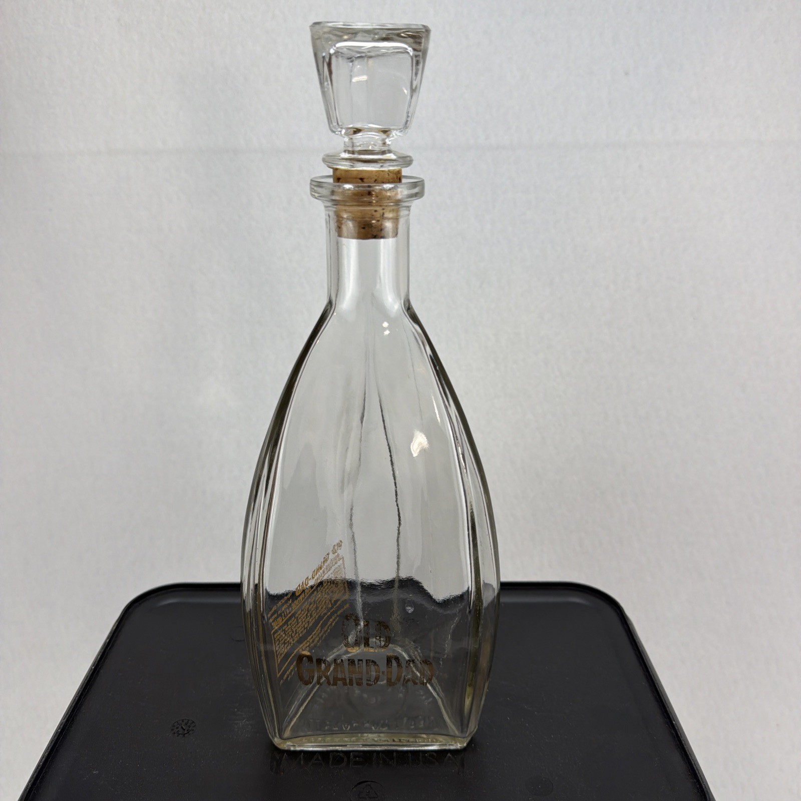 Old Grand Dad Bottle From 1950’s with Topper NOT I Dream Of Jeannie Even Cooler