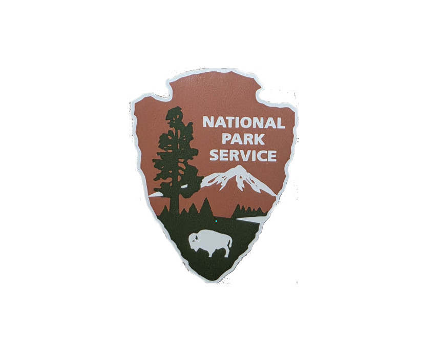 National Parks Service Arrowhead Vinyl Sticker | Support your parks | 2
