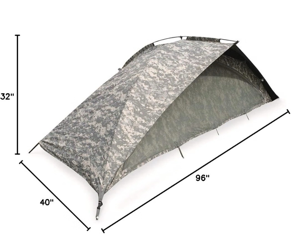 Improved Combat Shelter USGI ICS ORC ACU 1 Person Tent US Military 