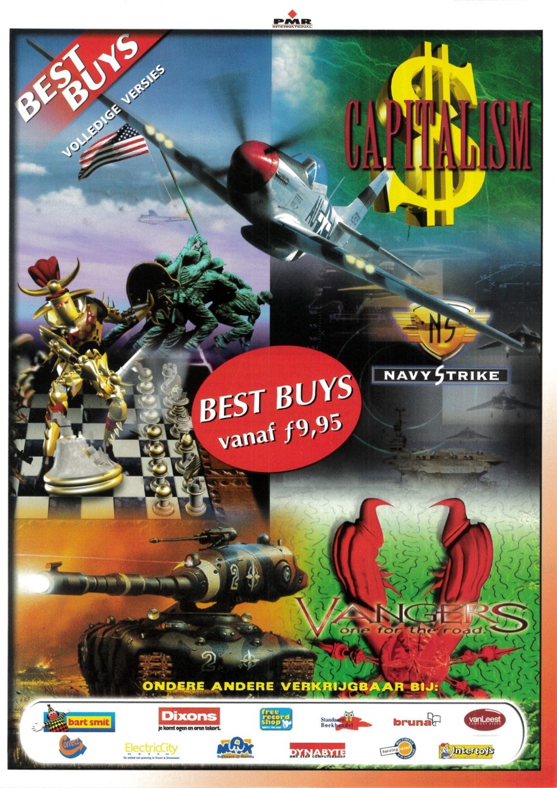 1999 DUTCH Best Buys Chess-Vangers A4 Vintage Print Ad/Poster, 100% Official Art