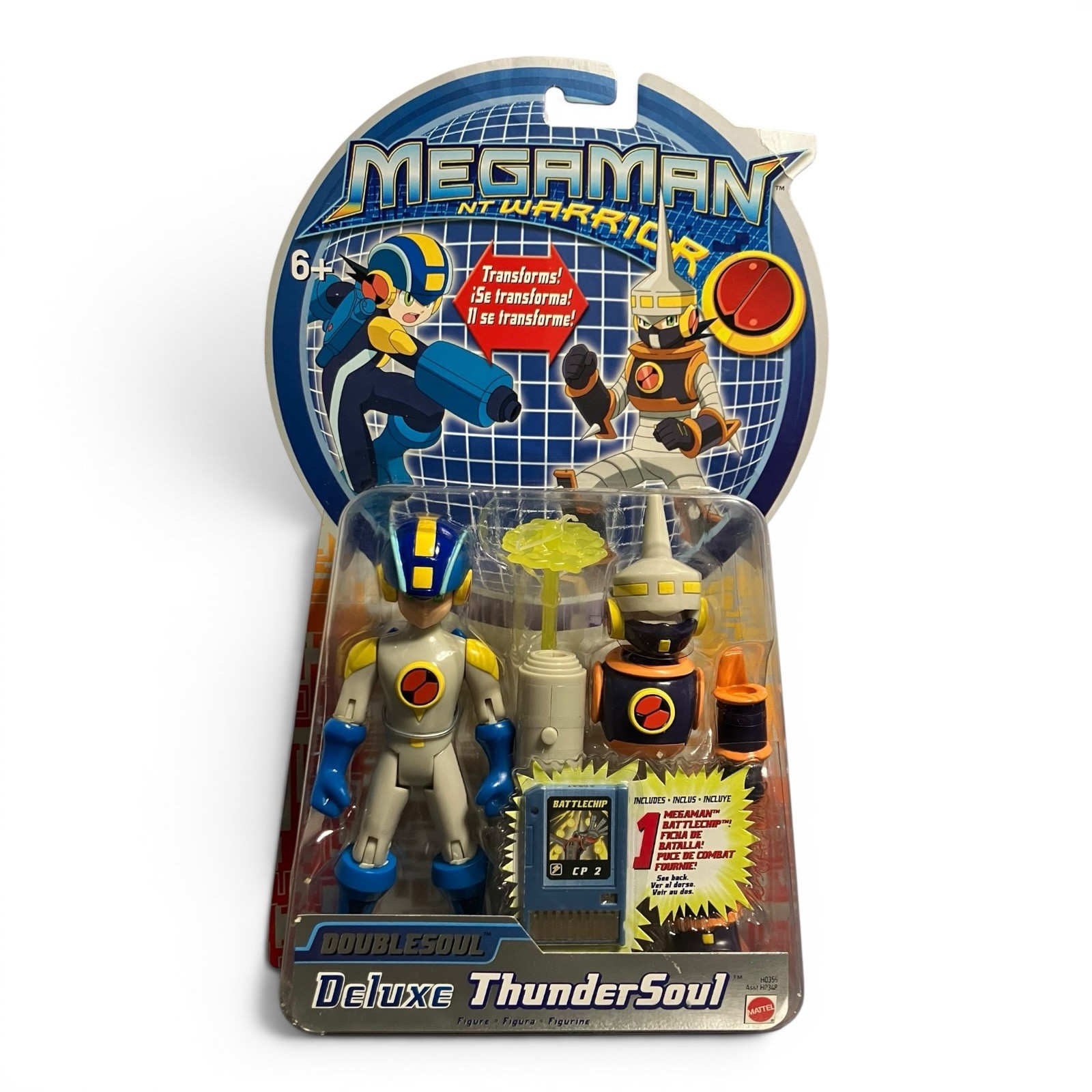 Megaman NT Warrior Double Soul Deluxe Thundersoul w/ Battlechip 2005 SEALED