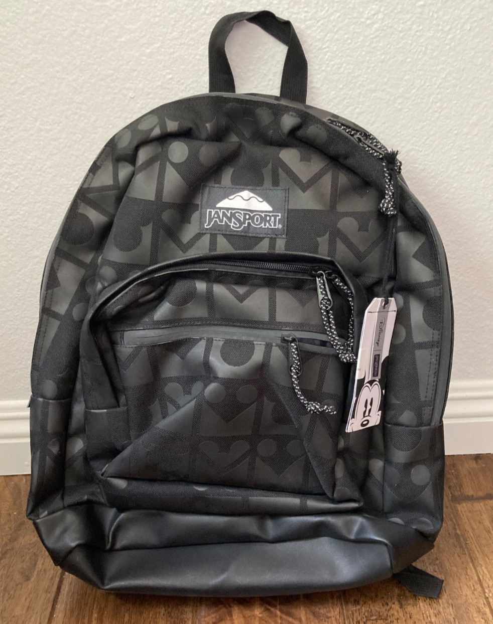 Jansport Disney Mickey Right Pack Backpack Special Edition Stealth Black NWT