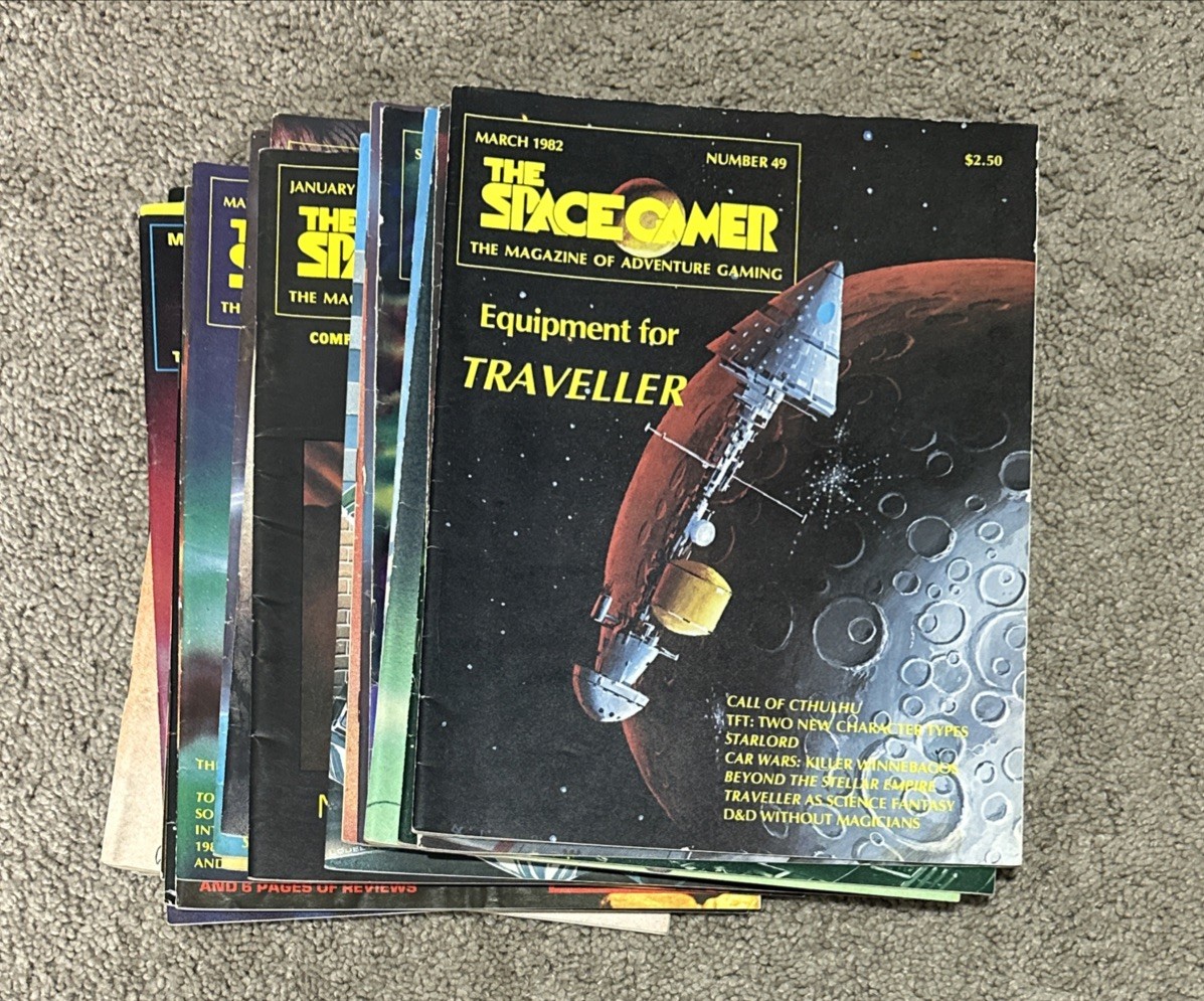 Vintage The Space Gamer Magazine (Adventure Gaming) RPG *PICK YOUR ISSUE*