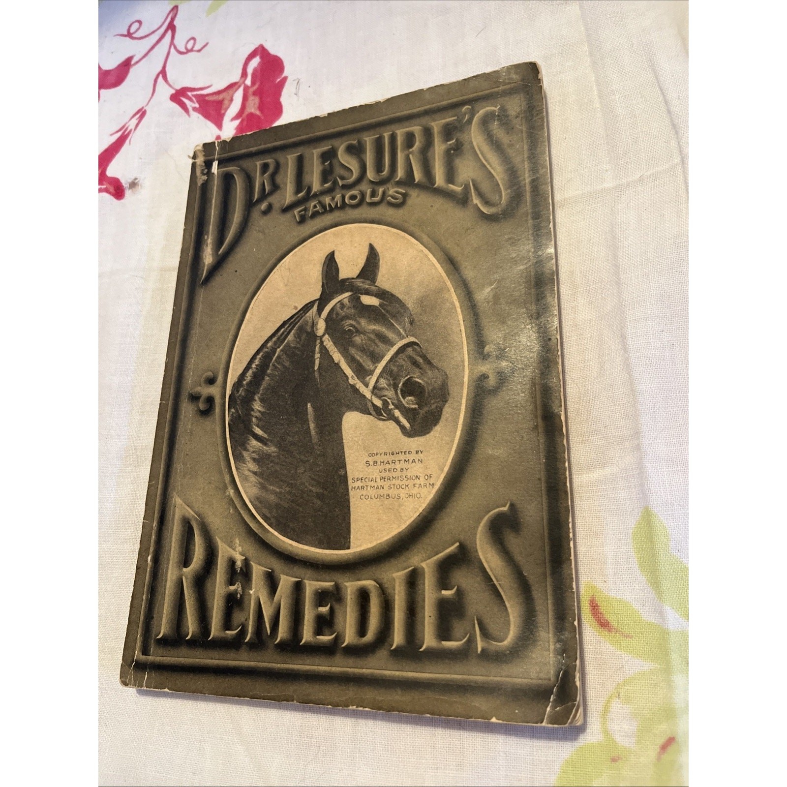 Dr Lesure's Famous Veterinary Remedies Farm Brochure Catalog Keene NH 1908 Rare