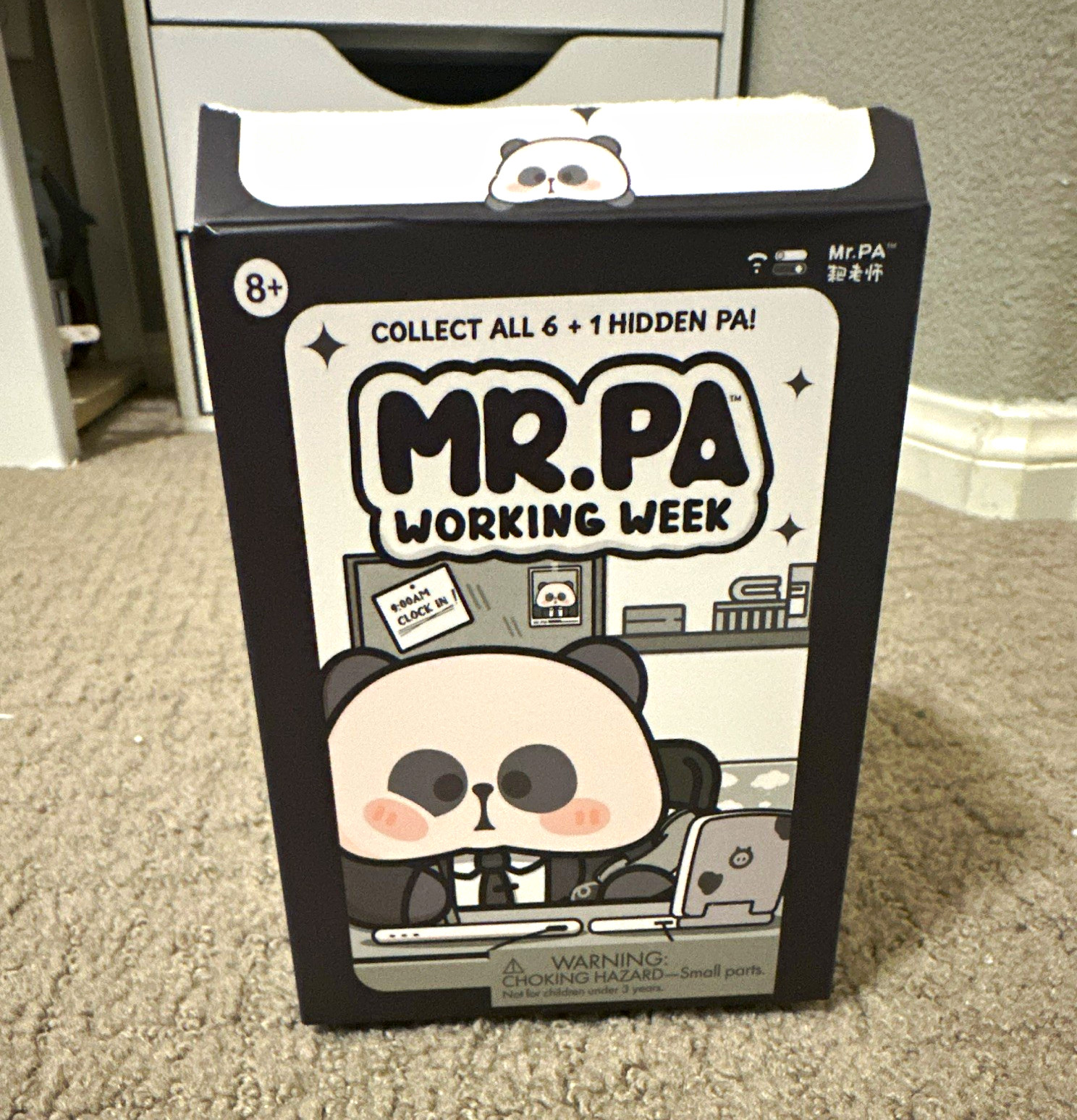 Mr. PA Working Week Figure Blind Box Plastic w/ Accessory Original Opened 1pk