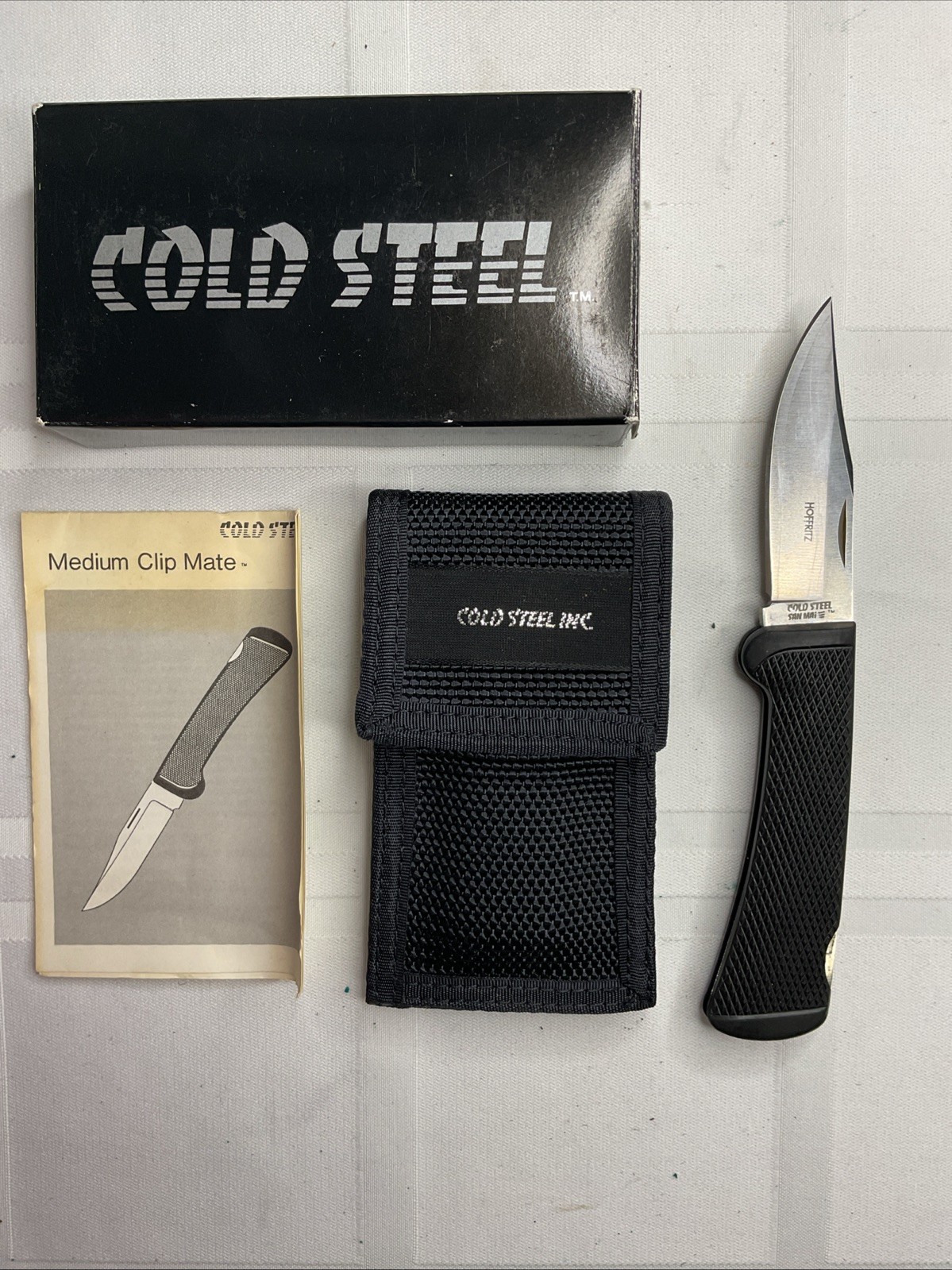 Vintage Cold Steel Shinobu Folder San Mai III Knife Rare Box  CIB  Complete 30CM
