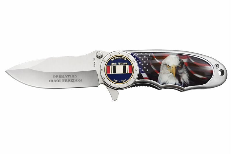 Operation Iraqi Freedom Folding Knife – OIF 2003–2011 Commemorative Pocket Knife