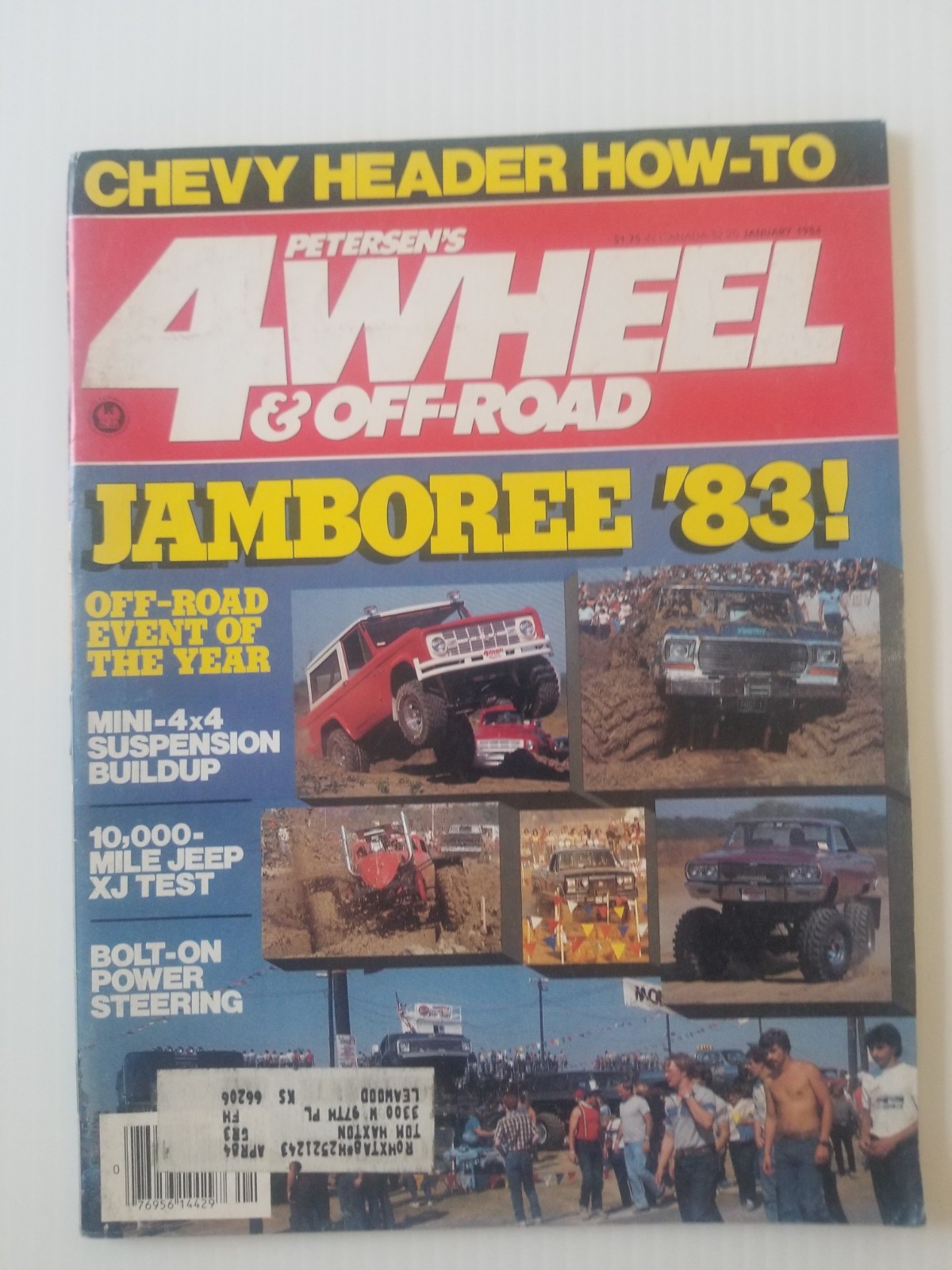 BIGFOOT Jamboree 83 PETERSEN'S 4 WHEEL & OFF ROAD JANUARY 1984 Volume 7 Number 1