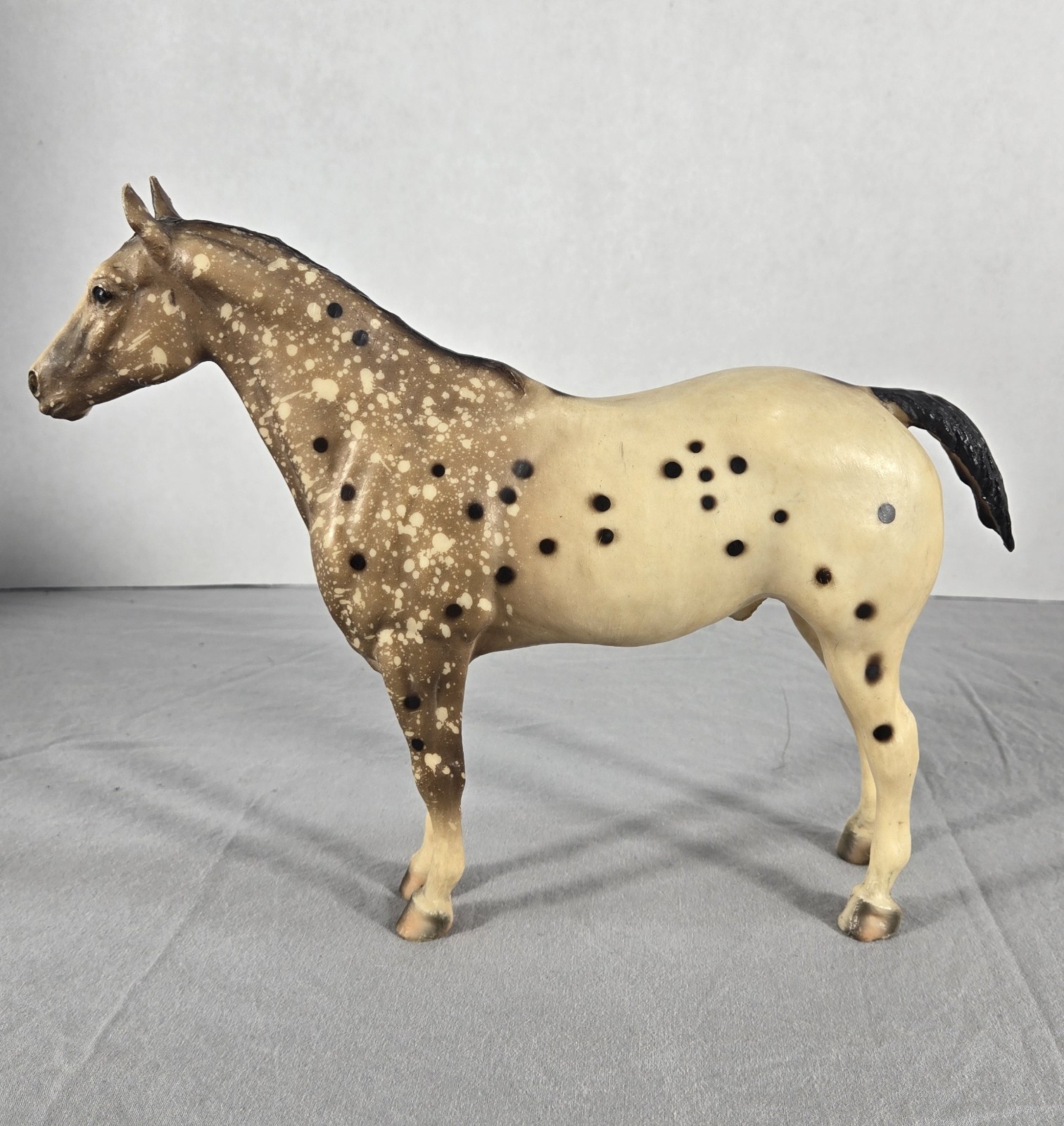 Breyer Appaloosa Model Horse Brown White Spotted Plastic Figurine Vintage
