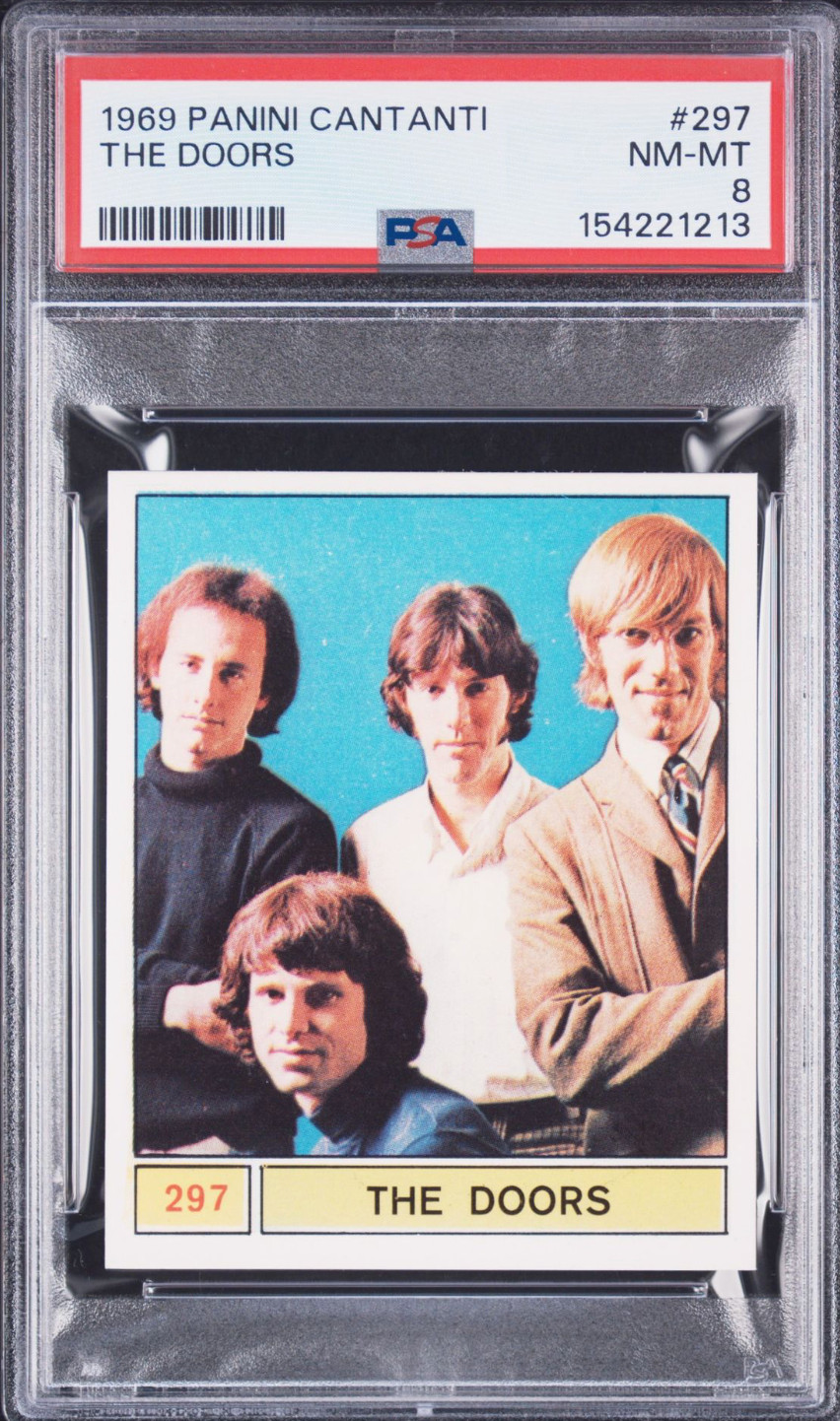 1969 Panini Singers #297 The Doors PSA 8 NM-MT