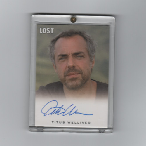 LOST SEASON 1-5 TITUS WELLIVER/THE MAN IN BLACK AUTOGRAPH CARD  (ALSO BOSCH)