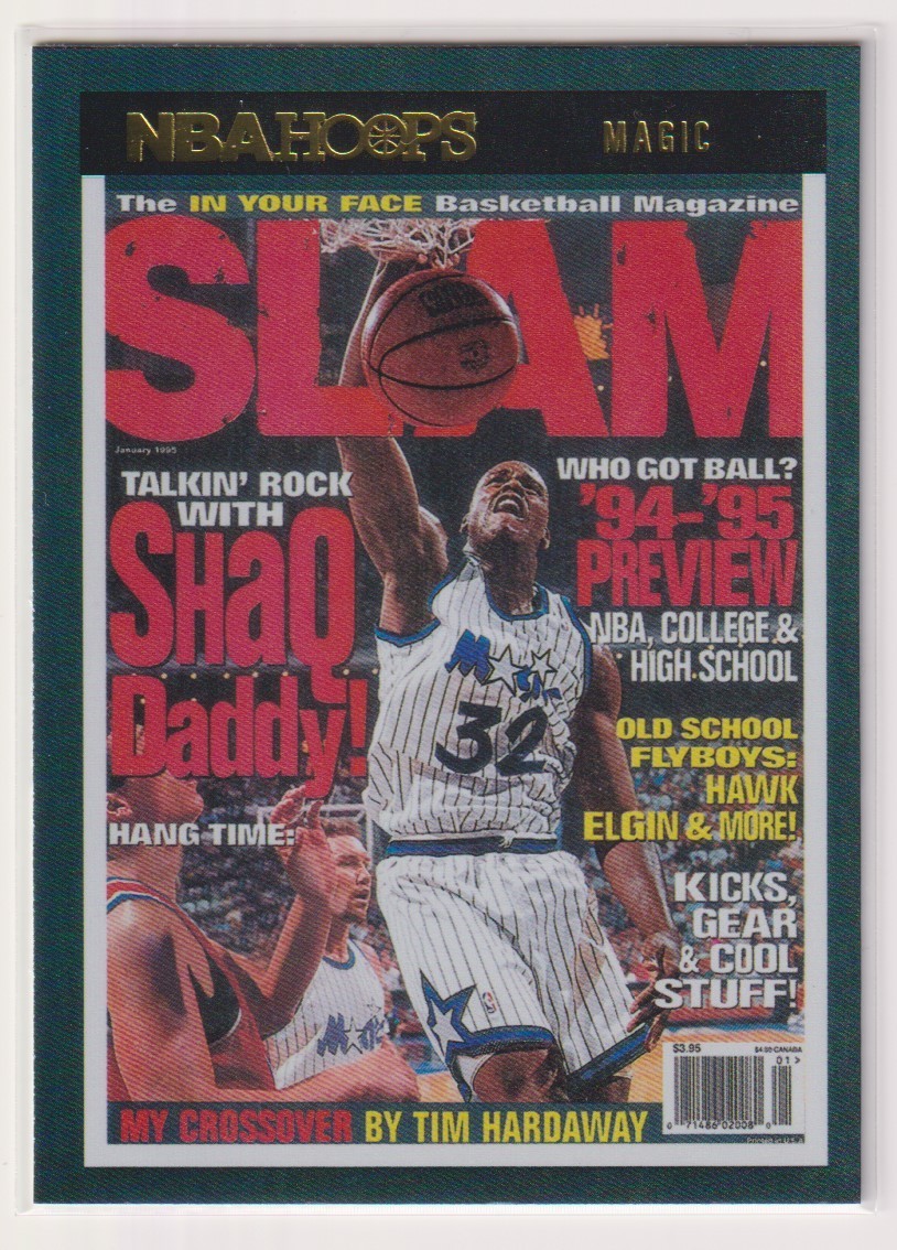 NBA SHAQUILLE O'NEAL 2021 22 PANINI HOOPS BASKETBALL No. SLAM 3 HOLO MAGIC Shaqu