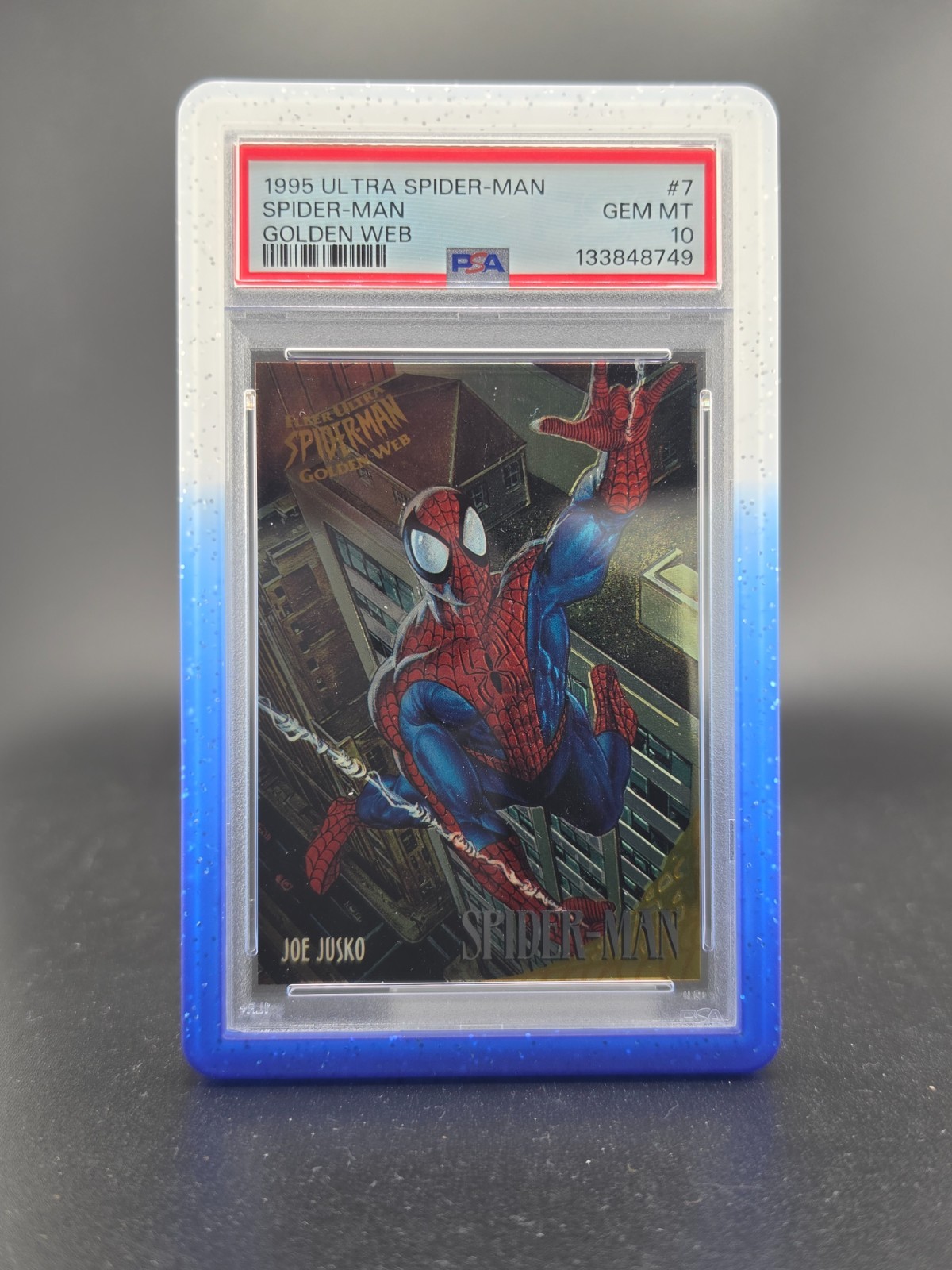  💎Spider-Man #7 Marvel 1995 Ultra Spider-Man Golden Web GEM MINT PSA 10💎