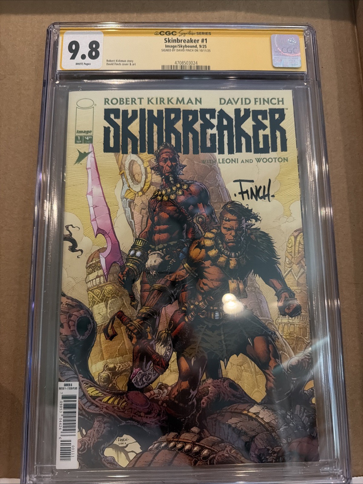 SKINBREAKER #1 | CGC SS 9.8 | SIGNED BY DAVID FINCH | IMAGE/SKYBOUND Open Offers