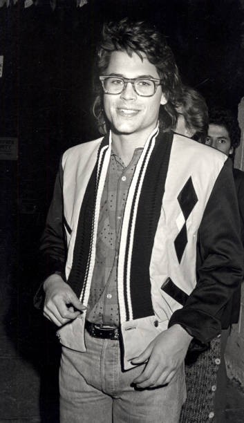 Rob Lowe at Party For Hall & Oates December 17 1984 at Spago\'s Res- Old Photo