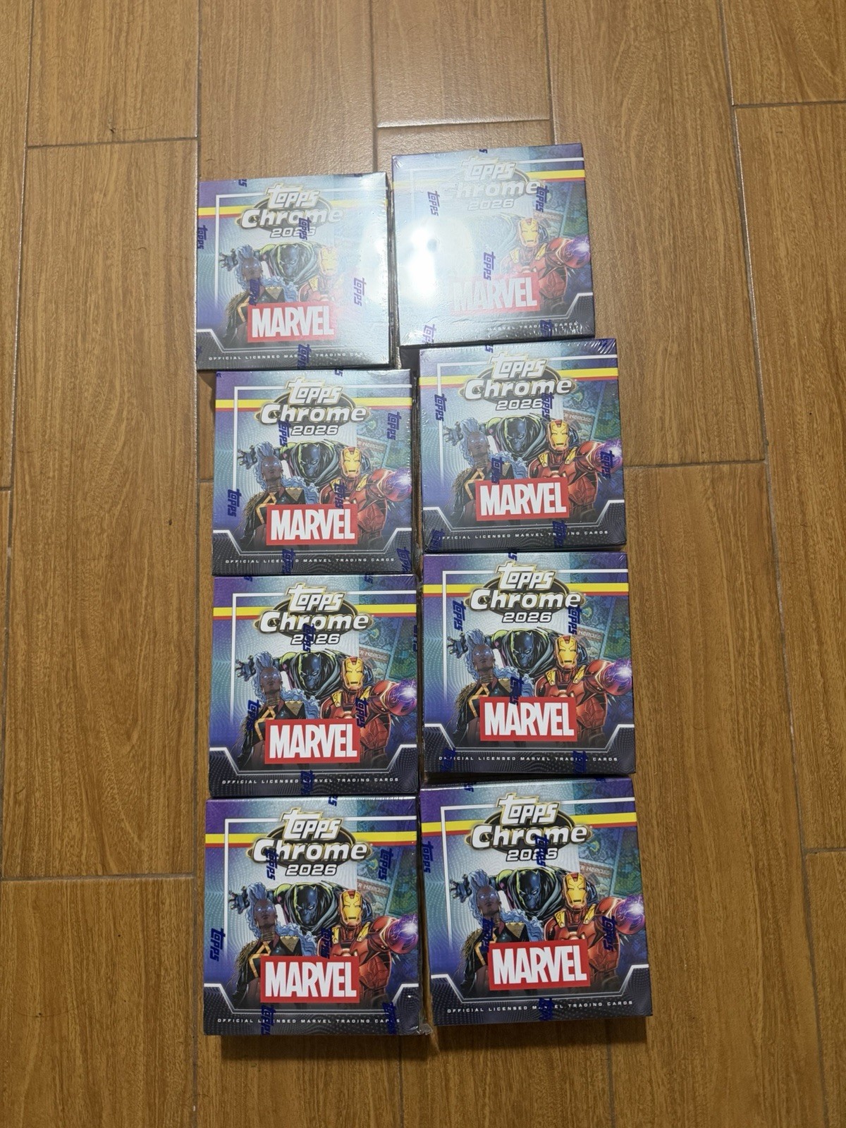 2026 TOPPS CHROME MARVEL COMICS MEGA BOX (56 Cards) Brand New Factory Sealed