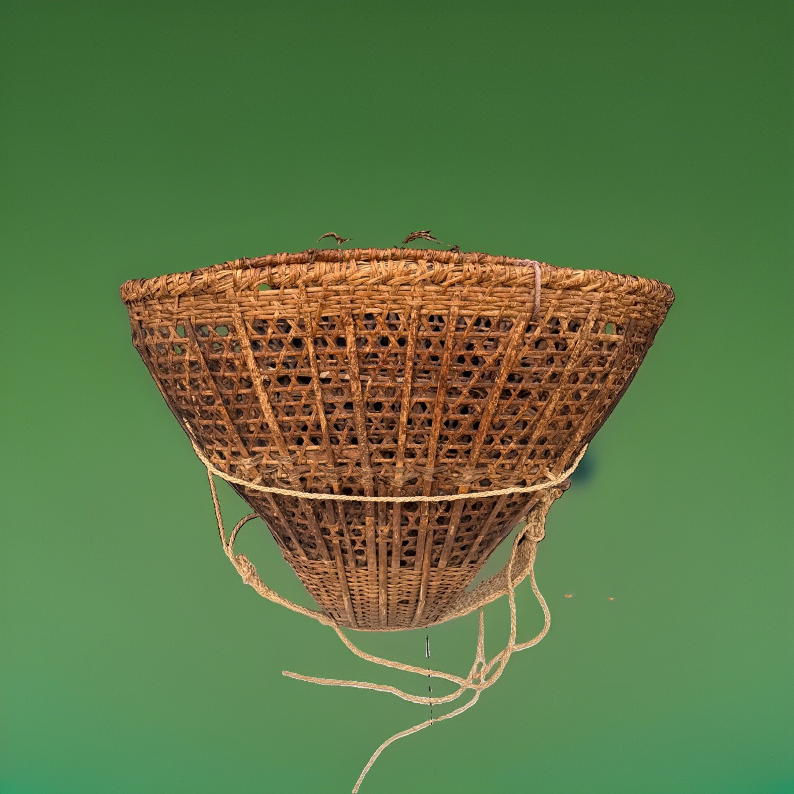 Antique North / Central California or Shoshone Great Basin Carrying Basket Large