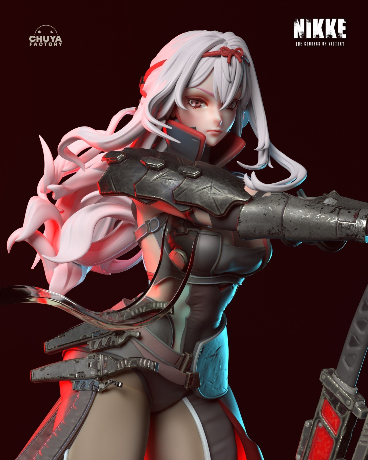 1:6 Scarlet NIKKE Goddess of Victory Fan Art UNPAINTED High Quality Garage Kit