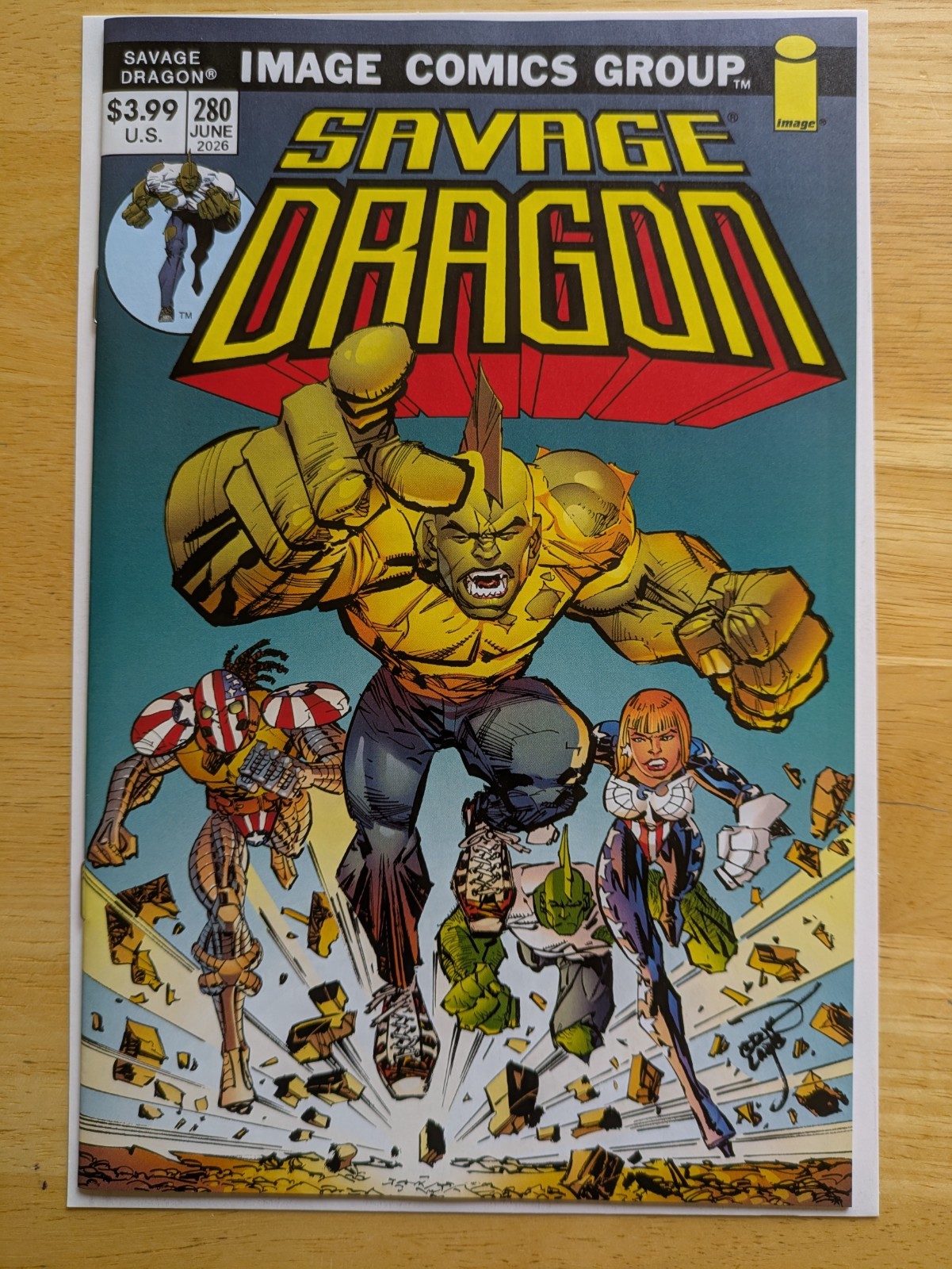 SAVAGE DRAGON #280 B VARIANT NM FIRST PRINTING 2026