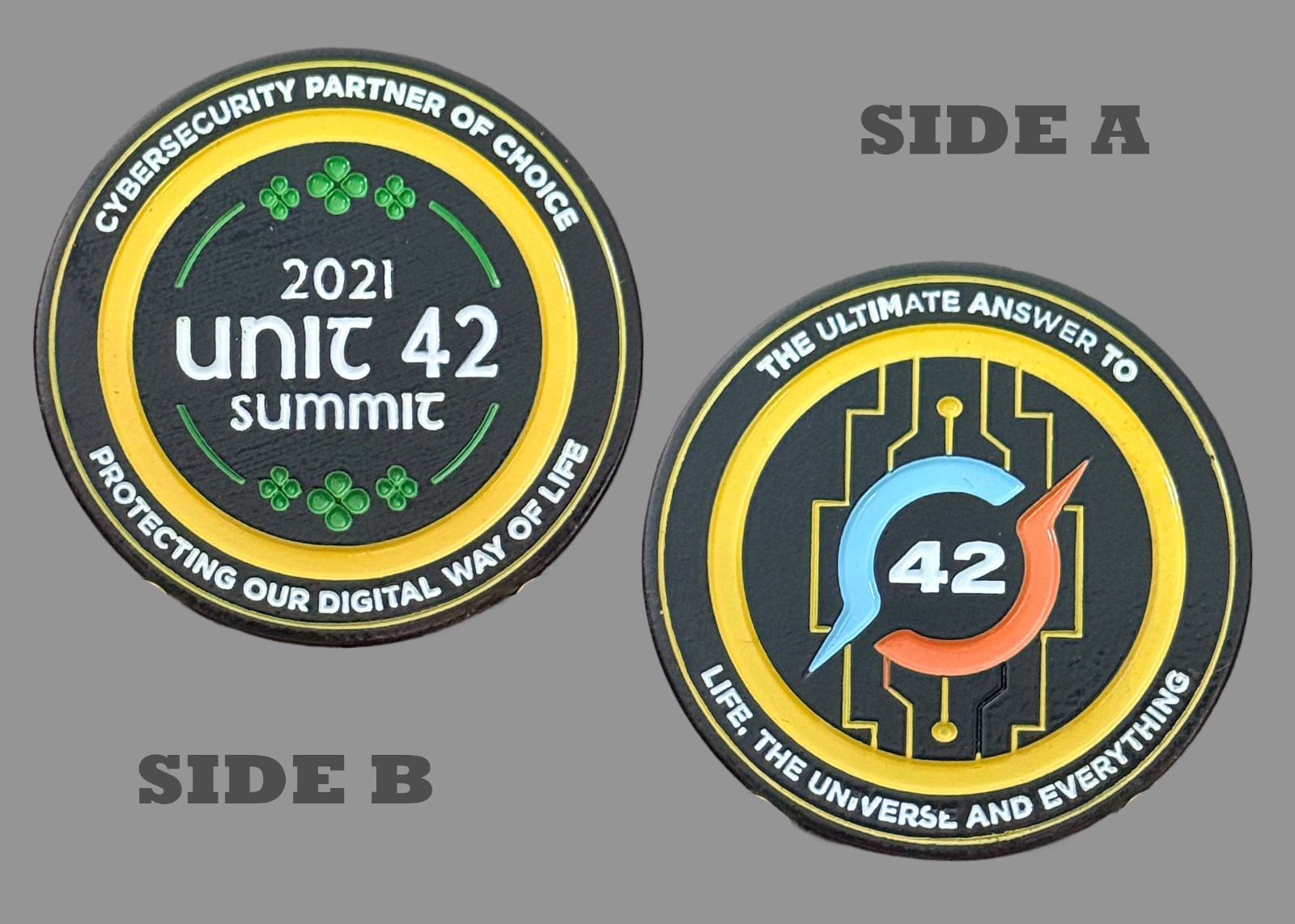 2021 Unit 42 Cybersecurity Summit Tech Collectible Challenge Coin  1#31