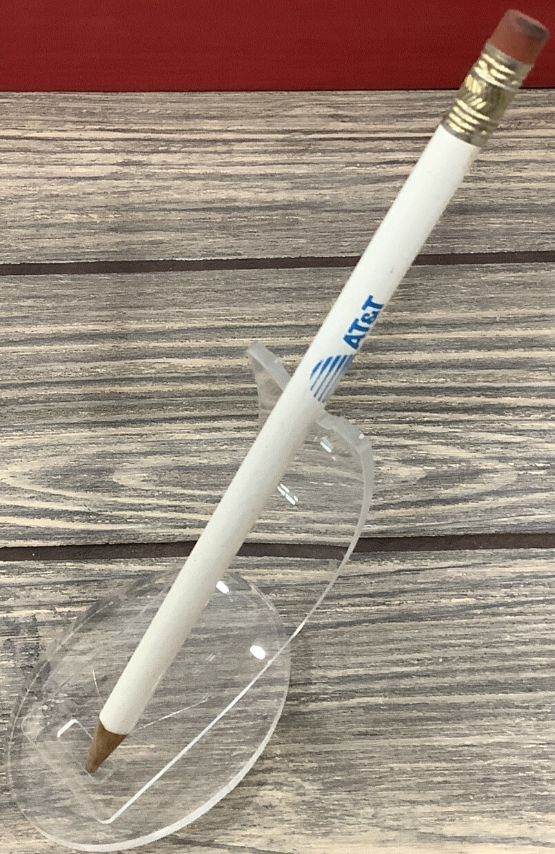 Vintage AT&T Logo Sharpened Pencil Blue White 