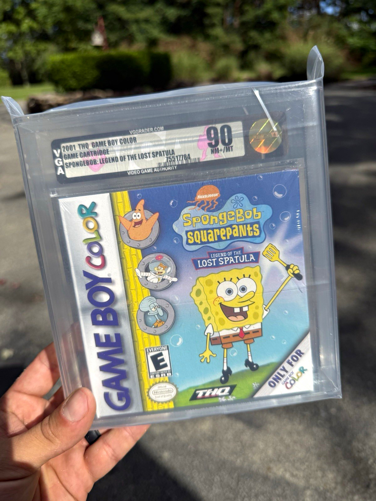 Sealed VGA 90+ not WATA Graded SpongeBob: Legend of the Lost Spatula GBC