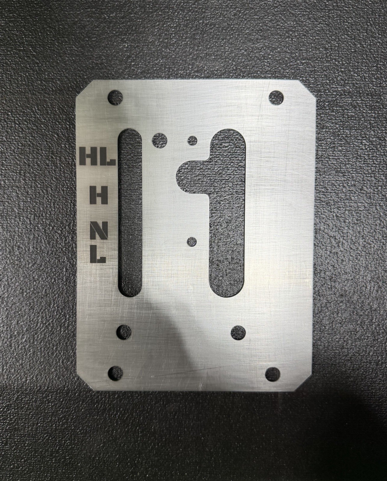 Shifter plate HMMWV HUMVEE 3 speed custom made Stainless Steel Without Park