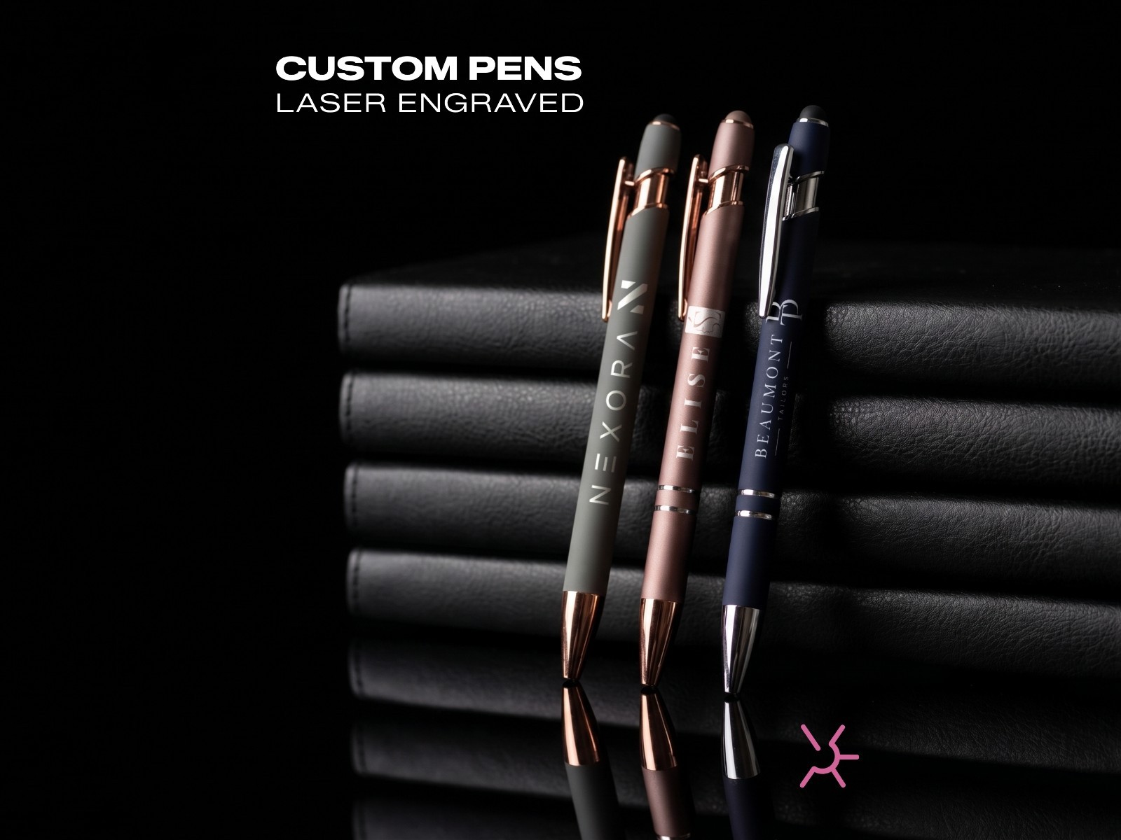 Custom Engraved Pens - Personalized Business Logo Pens, Graduation Gifts 10-100